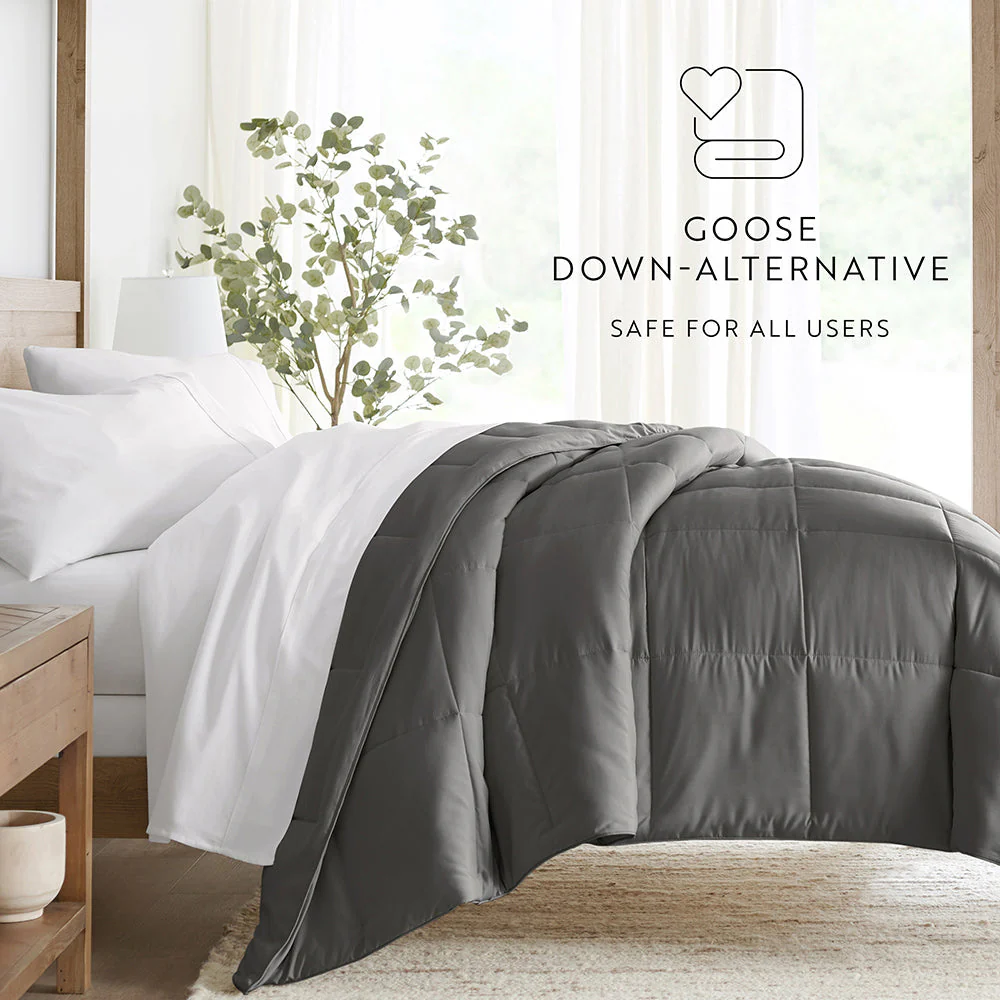 Sale - Solid Down-Alternative Comforter - Image 57
