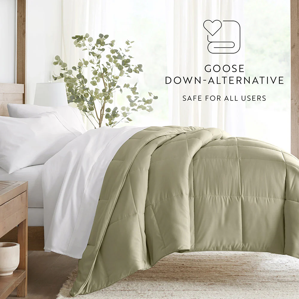 Sale - Solid Down-Alternative Comforter - Image 61