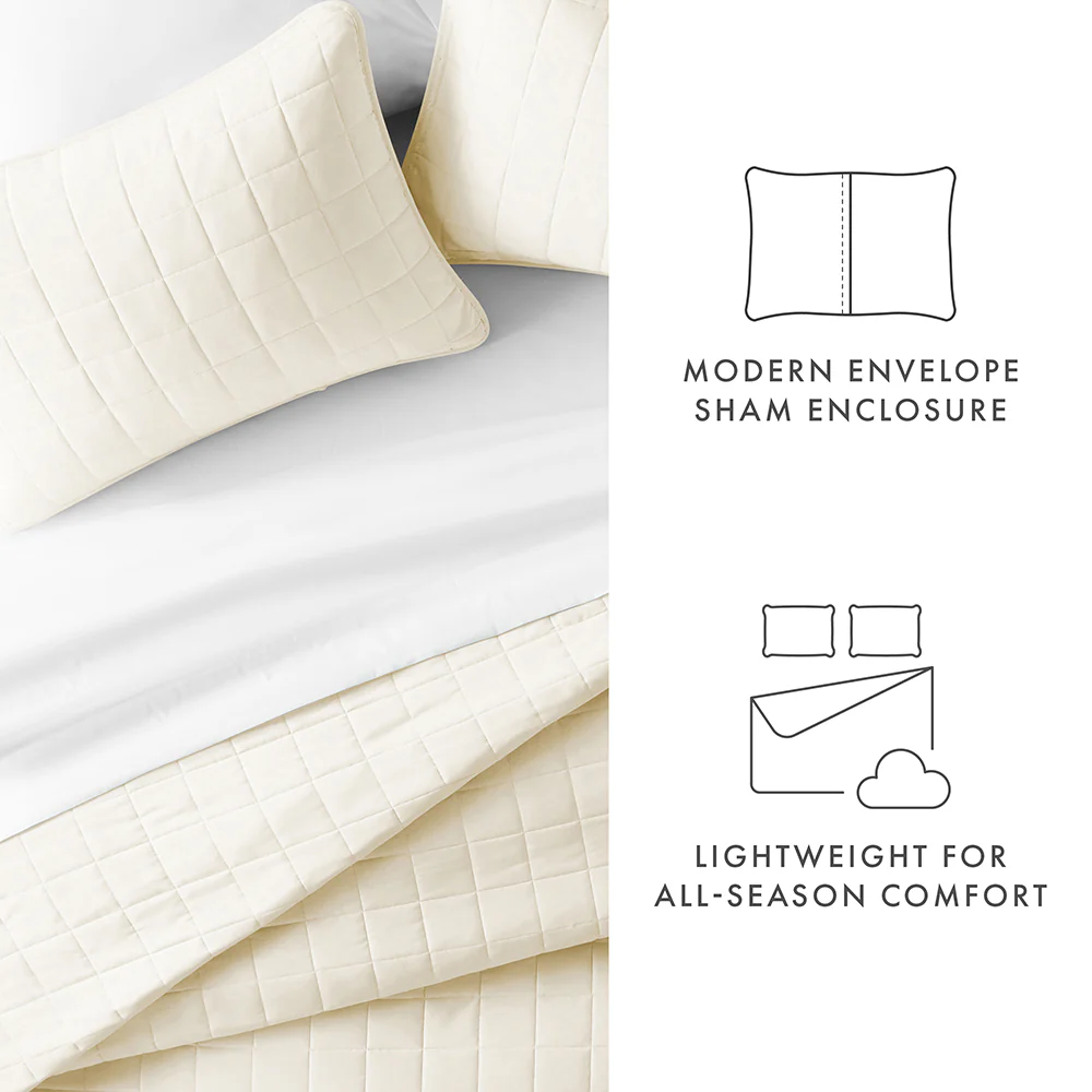 3-Piece Square Quilted Coverlet Set (Sale) - Image 14