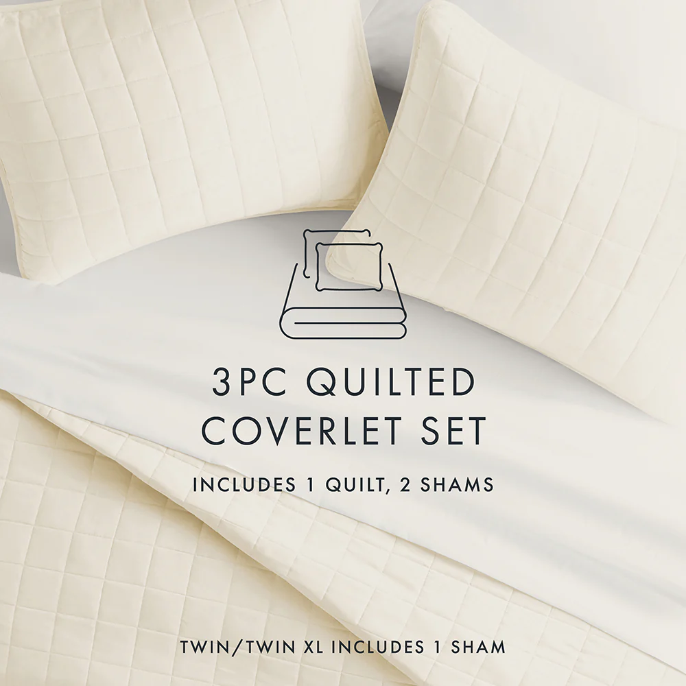 3-Piece Square Quilted Coverlet Set (Sale) - Image 21