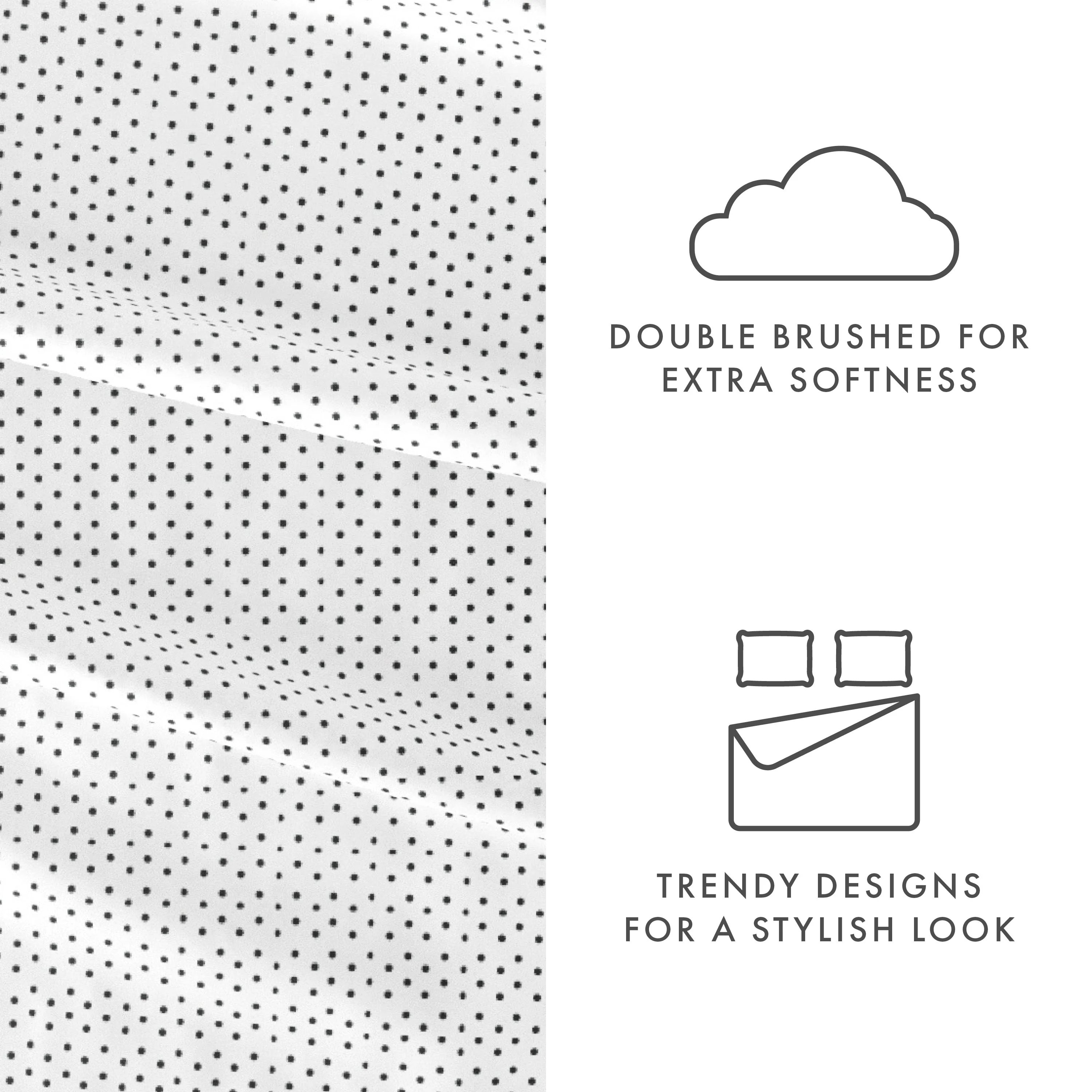 Stippled Pattern 4-Piece Sheet Set (Sale) - Image 11