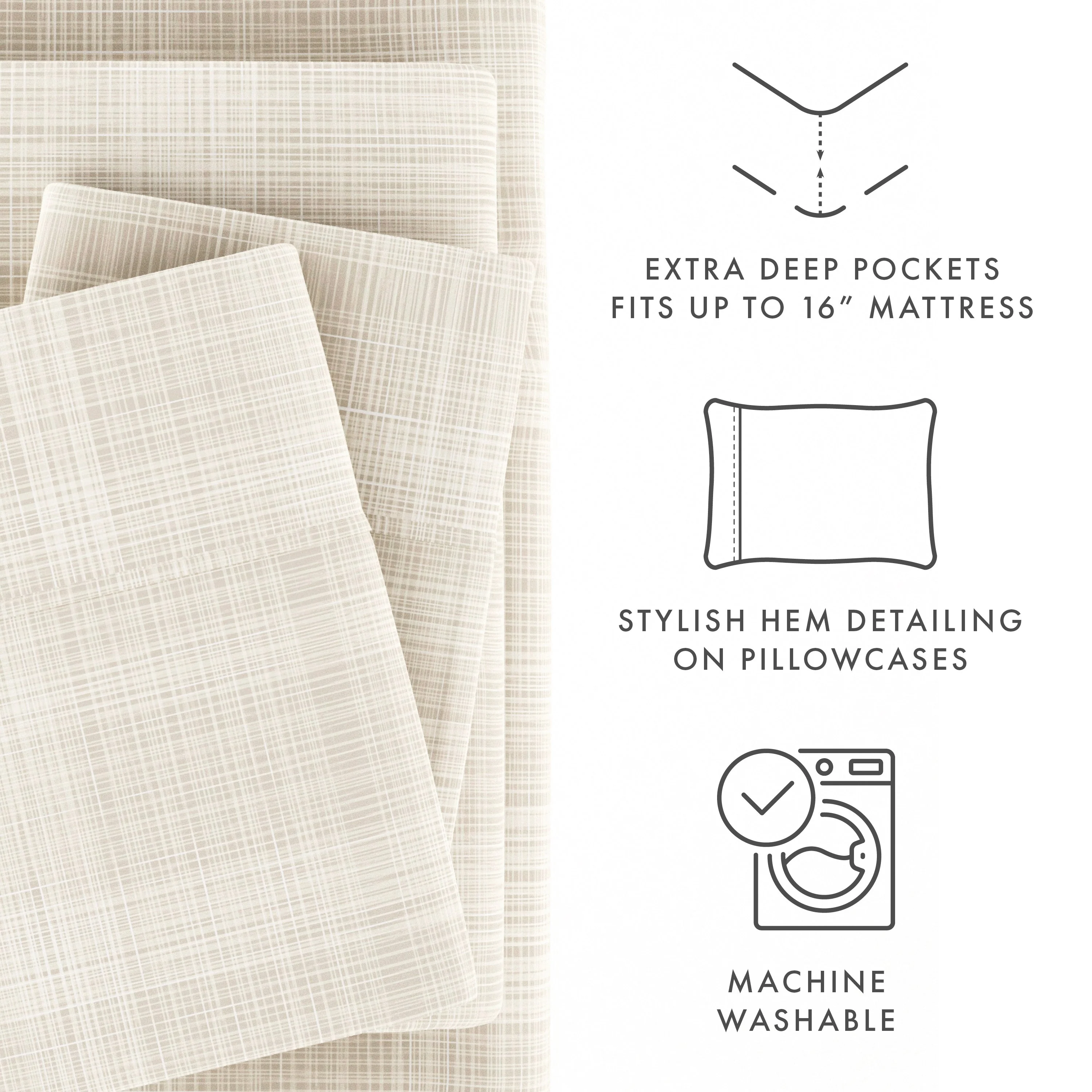 Thatch Pattern 4-Piece Sheet Set (Sale) - Image 24