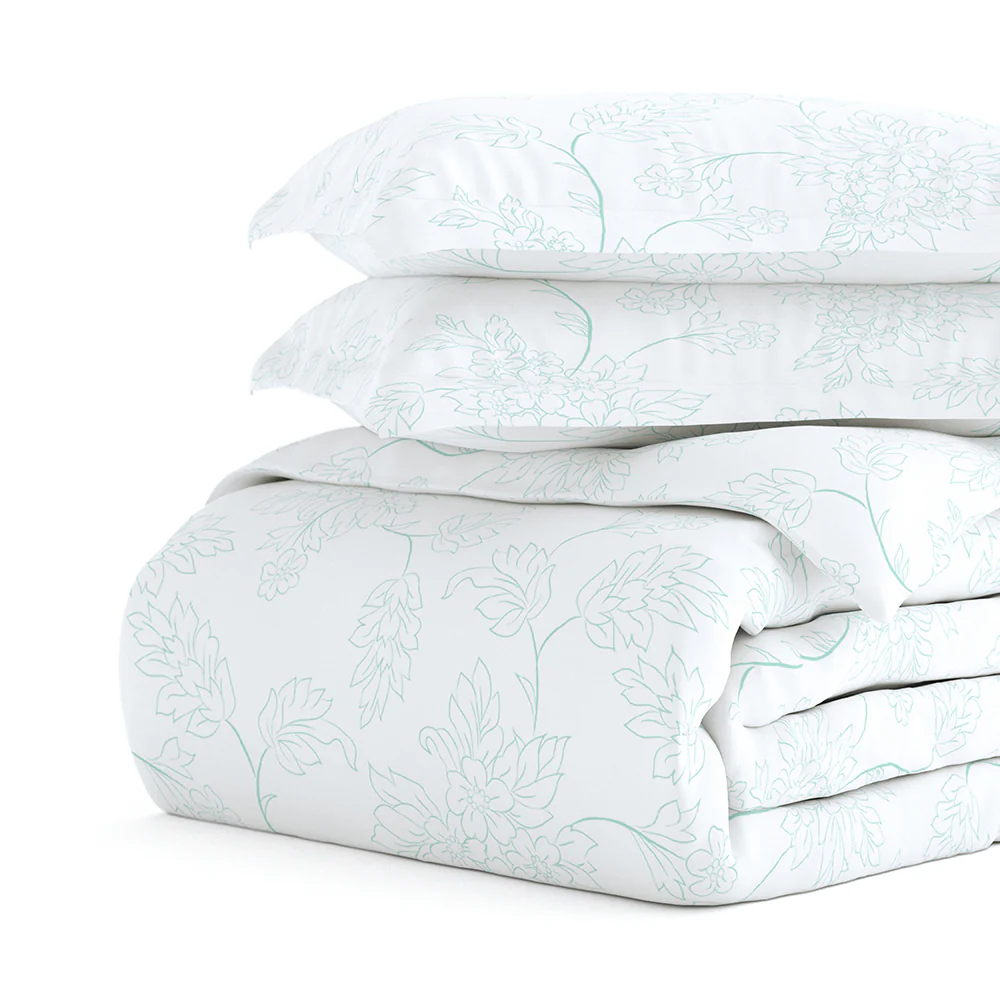 Vines Pattern 3-Piece Duvet Cover Set (Sale) - Image 10