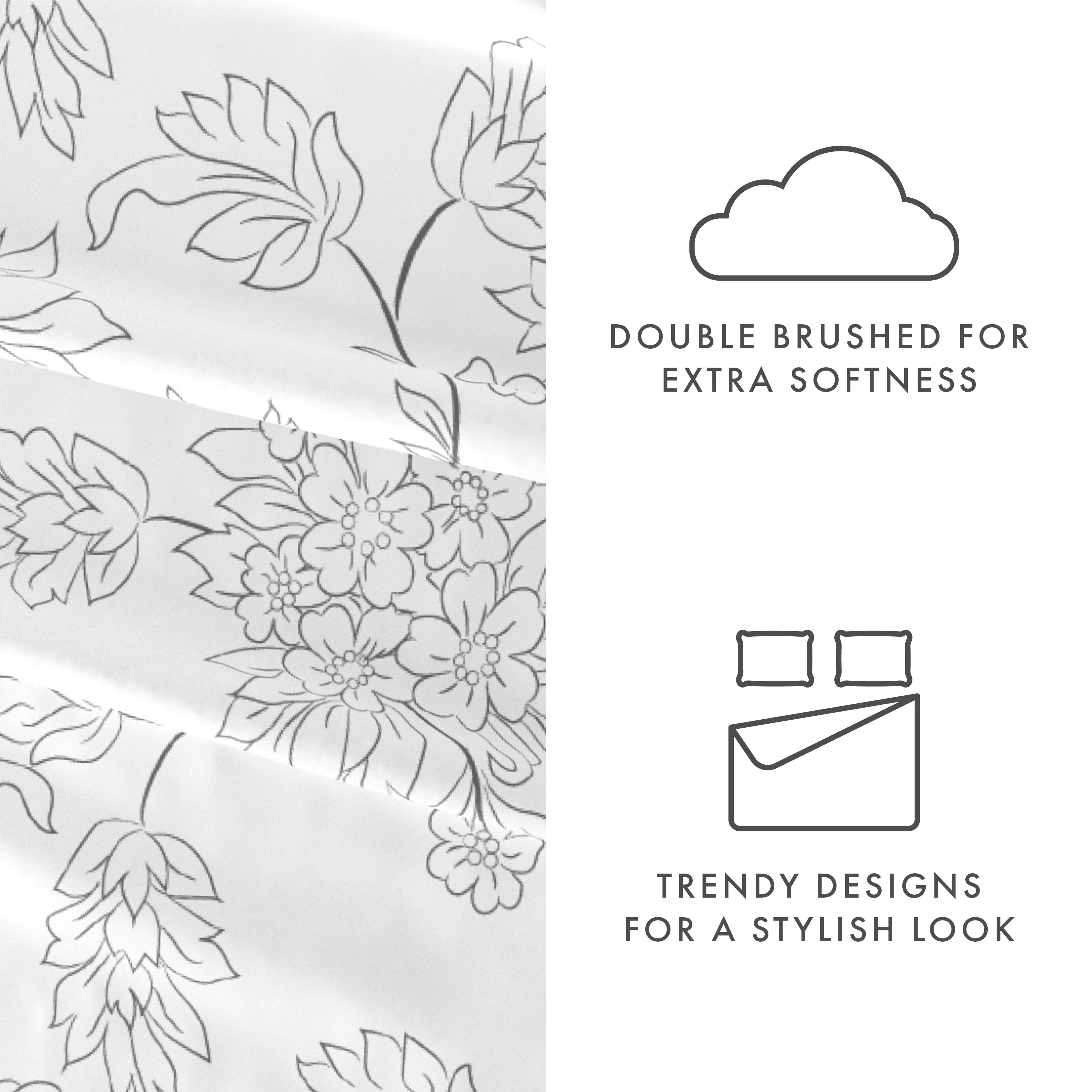 Vines Pattern 4-Piece Sheet Set (Sale) - Image 11