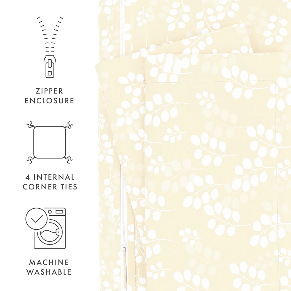 Wheatfield Pattern 3-Piece Duvet Cover Set (Sale) - Image 25