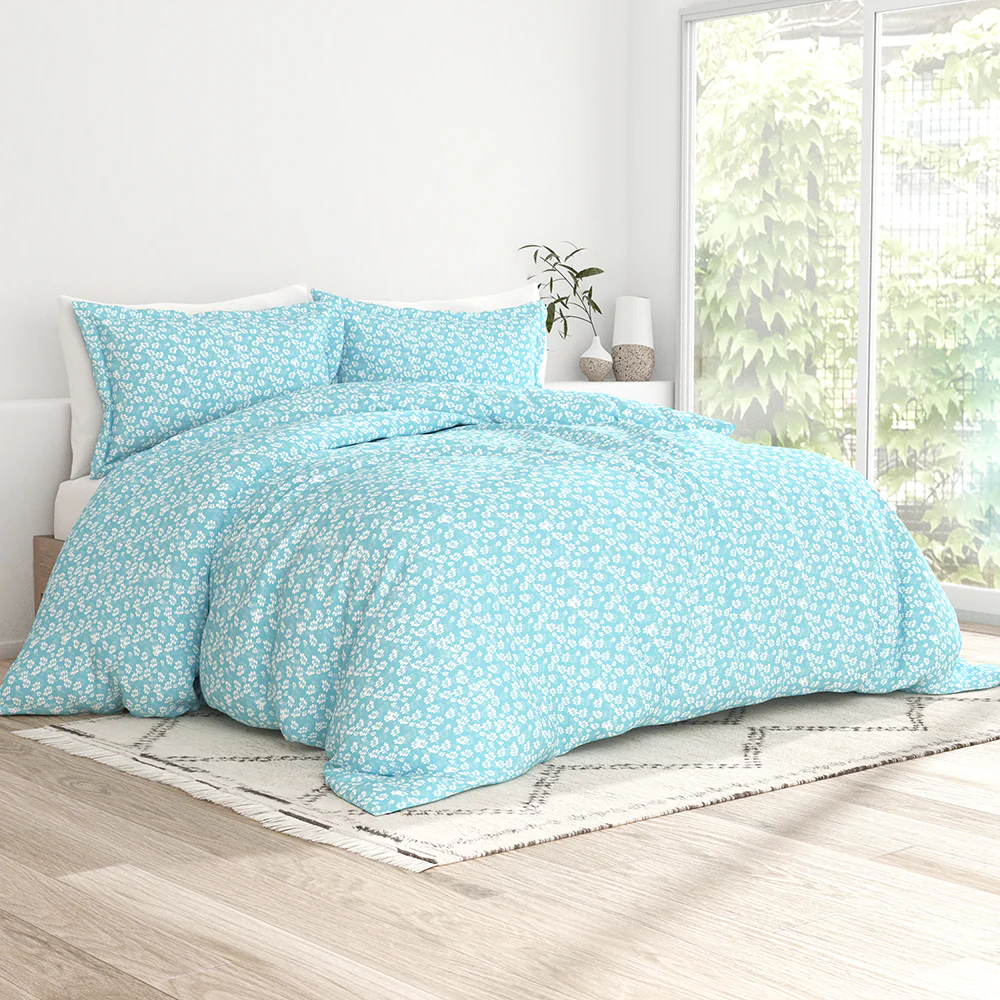 Wheatfield Pattern 3-Piece Duvet Cover Set (Sale) - Image 5