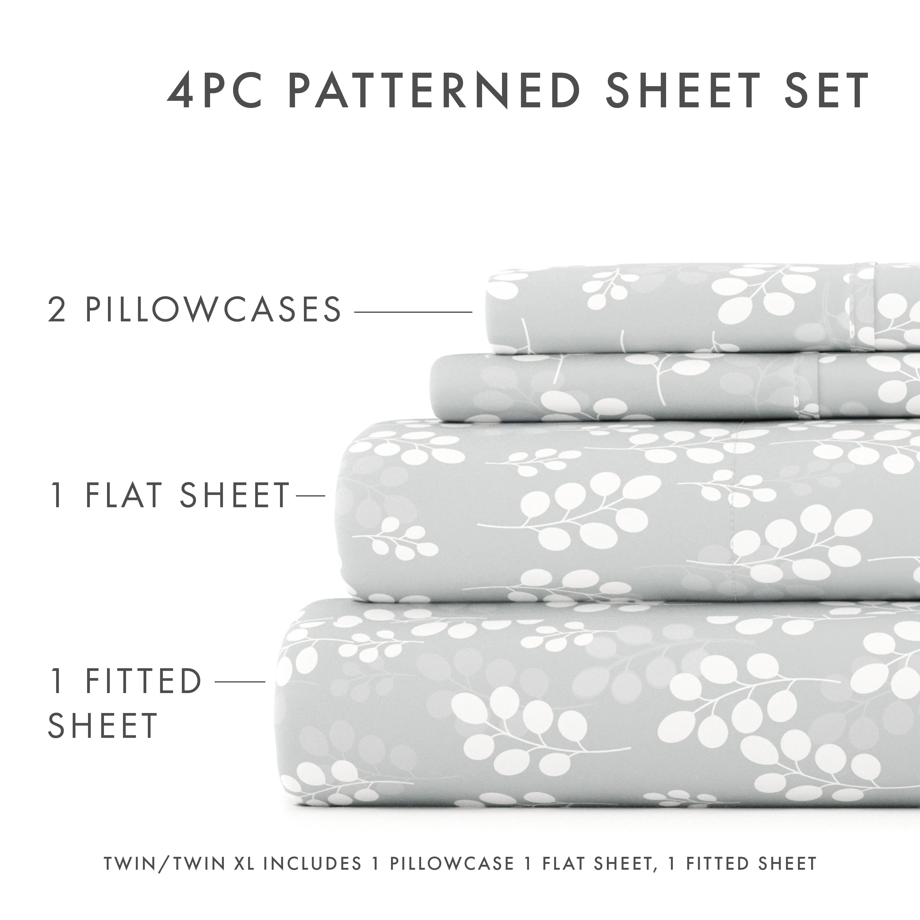 Wheatfield Pattern 4-Piece Sheet Set (Sale) - Image 15
