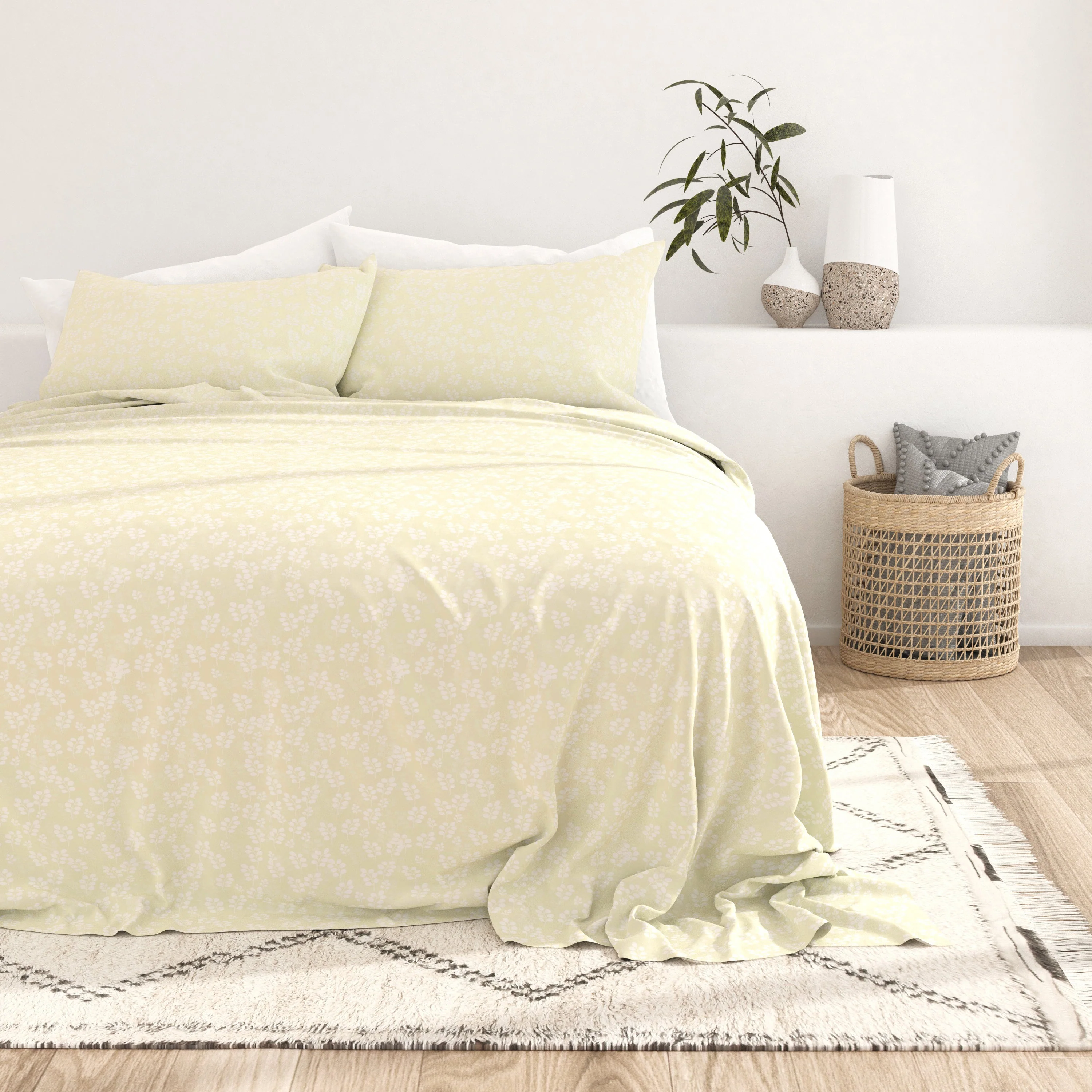 Wheatfield Pattern 4-Piece Sheet Set (Sale) - Image 7