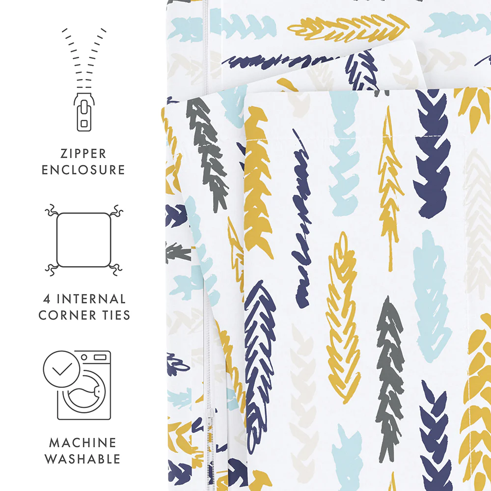 Wings Pattern 3-Piece Duvet Cover Set (Sale) - Image 9
