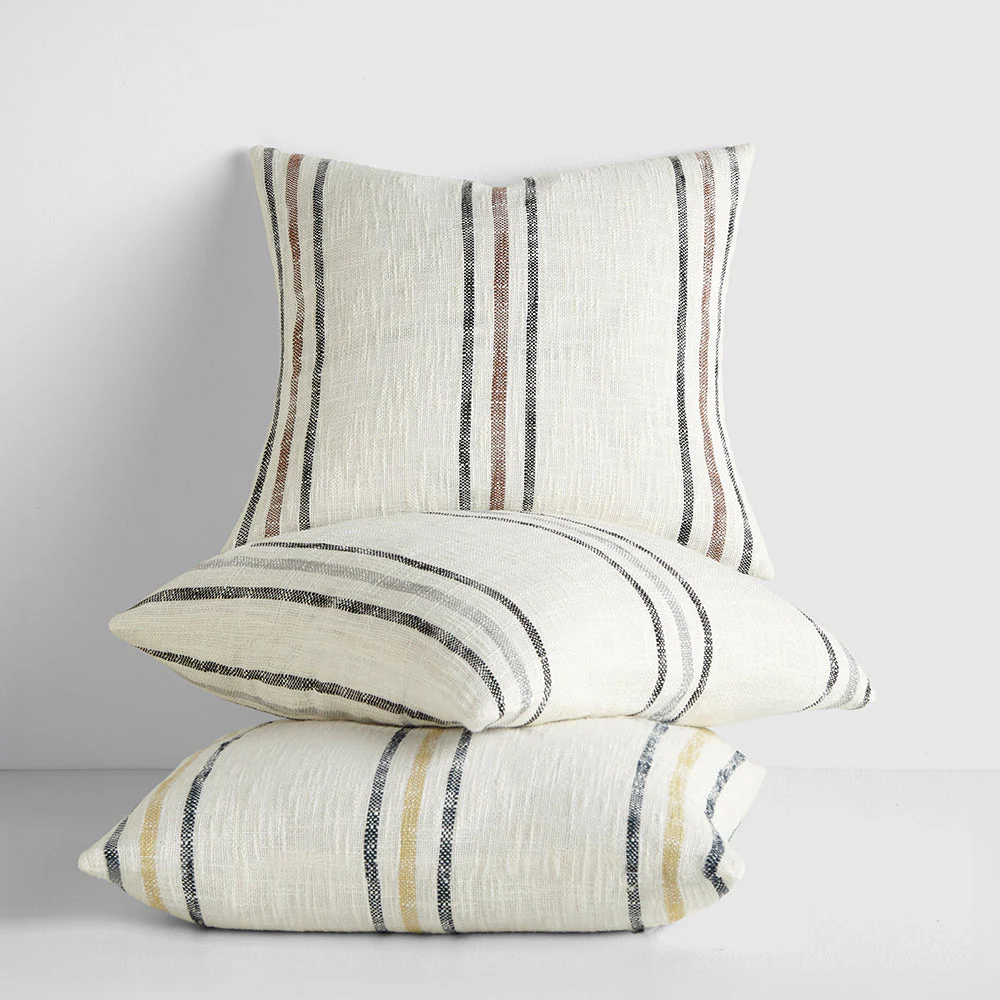 Yarn-Dyed Framed Stripe Décor Throw Pillow (Sale) - Image 20