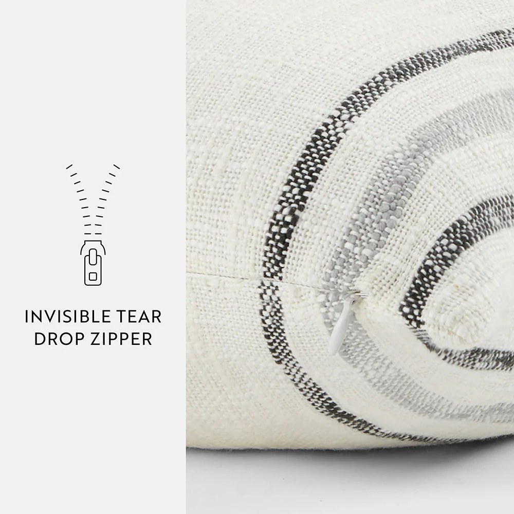 Yarn-Dyed Framed Stripe Décor Throw Pillow (Sale) - Image 25