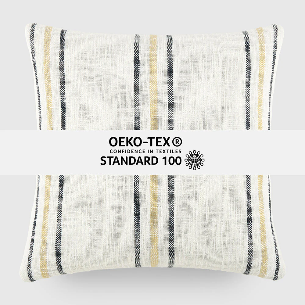 Yarn-Dyed Framed Stripe Décor Throw Pillow (Sale) - Image 29