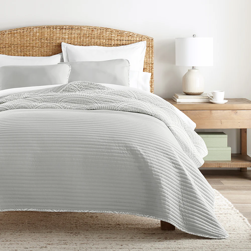 Scallop Reversible Quilted Coverlet Set - Image 16