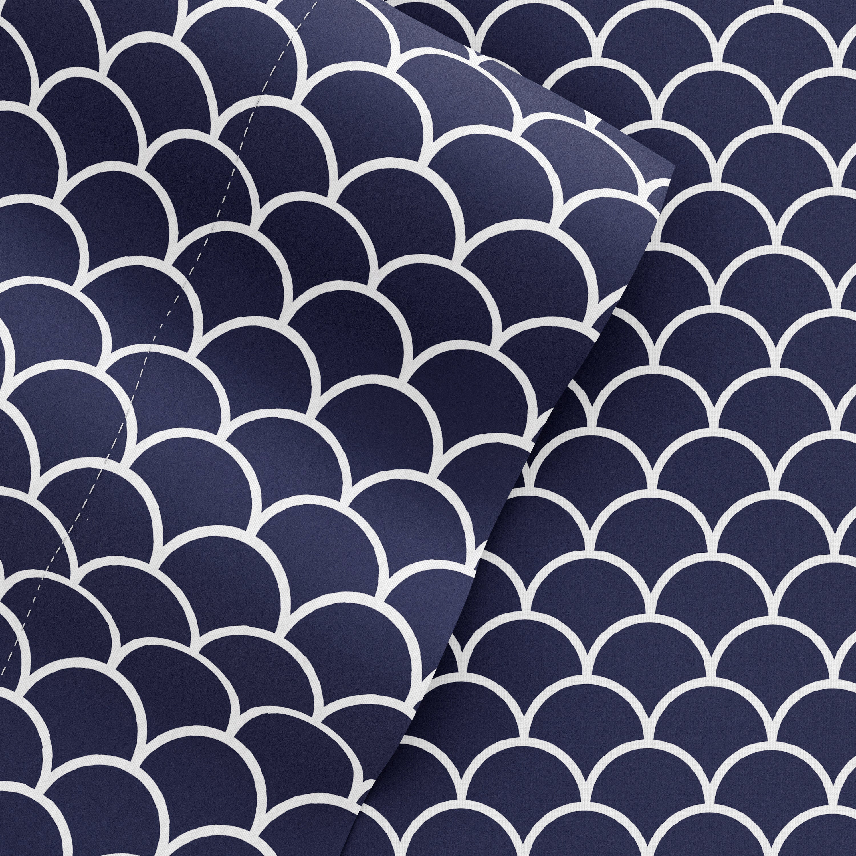 Scallops Pattern 4-Piece Sheet Set - Image 4