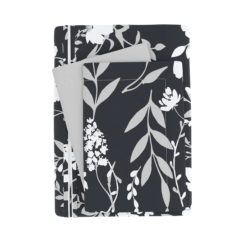 Secret Garden Pattern 3-Piece Reversible Duvet Cover Set - Image 8