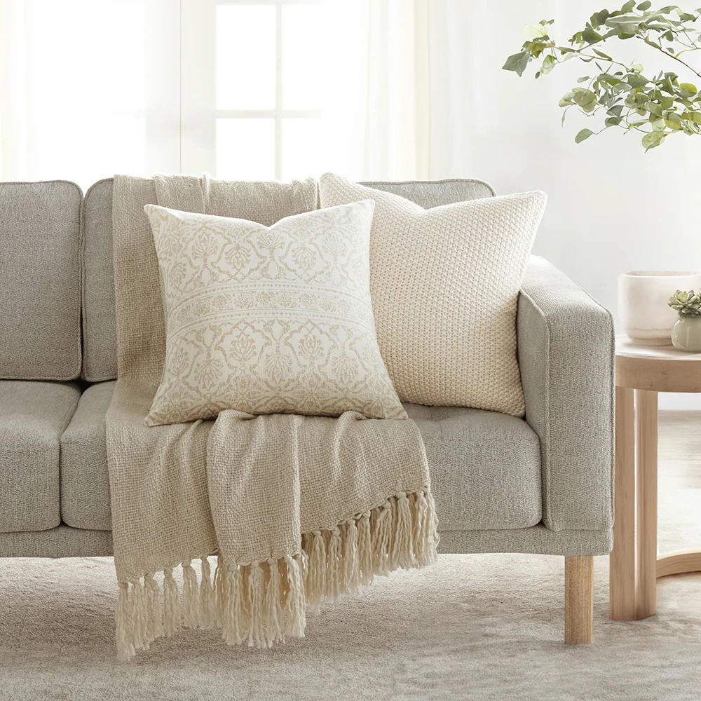 Seed Stitch Knit Throw Pillow - Image 24