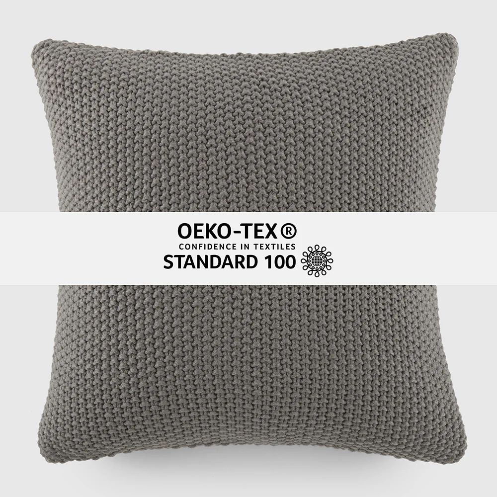 Seed Stitch Knit Throw Pillow - Image 47
