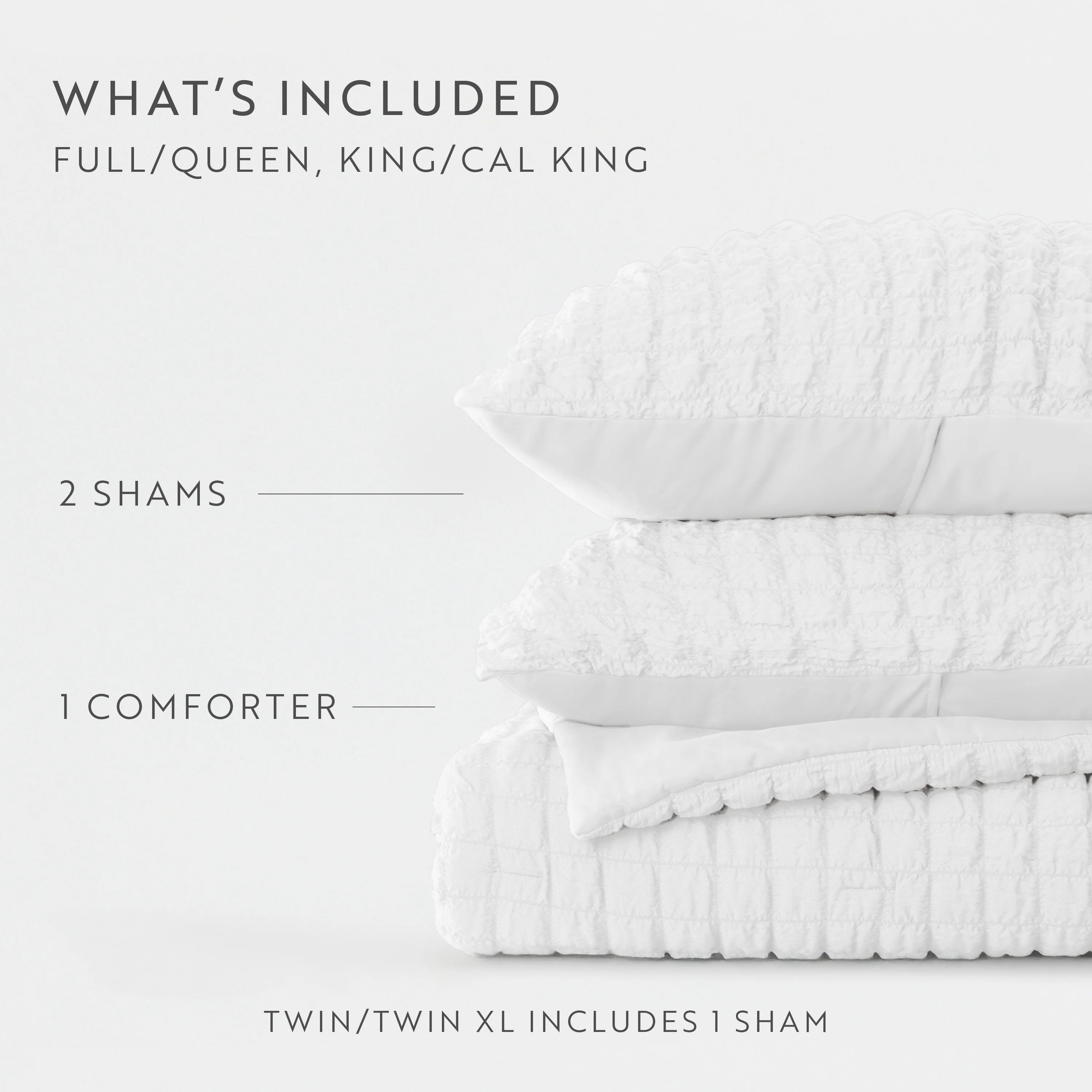Seersucker Box Textured Down-Alternative Comforter Set - Image 52