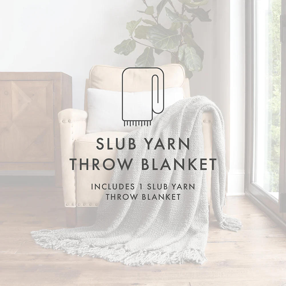 Slub-Yarn Throw Blanket - Image 8