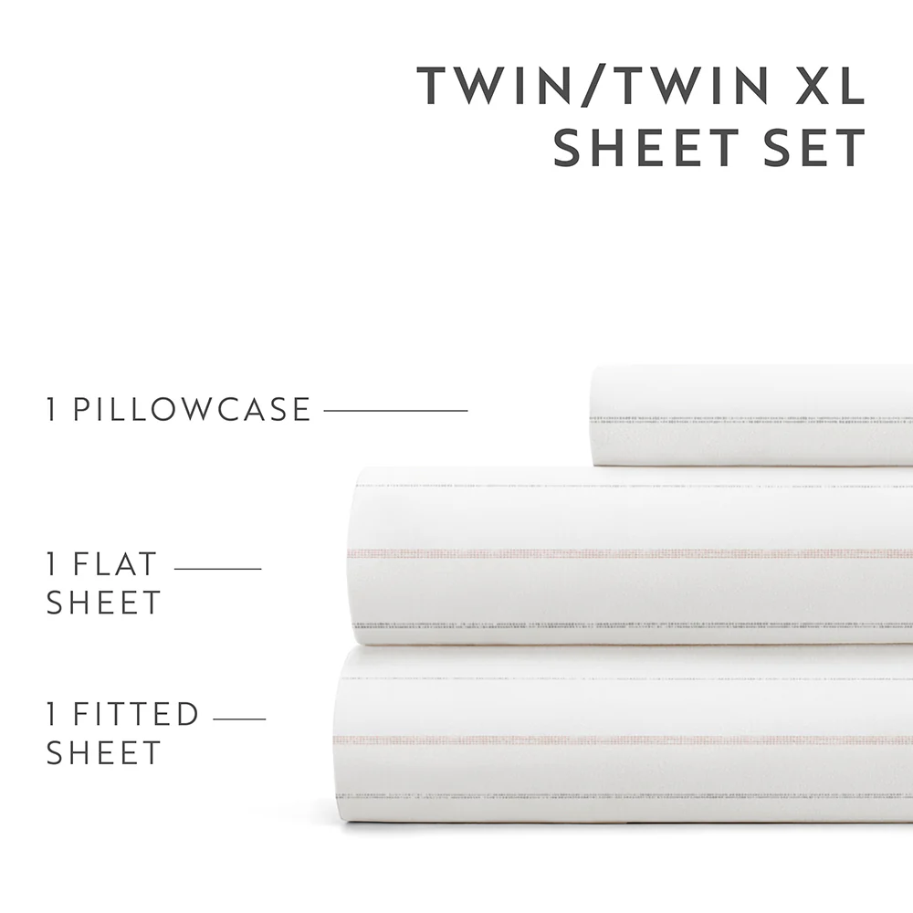 Soft Stitch Stripe 4-Piece Pattern Sheet Set - Image 8