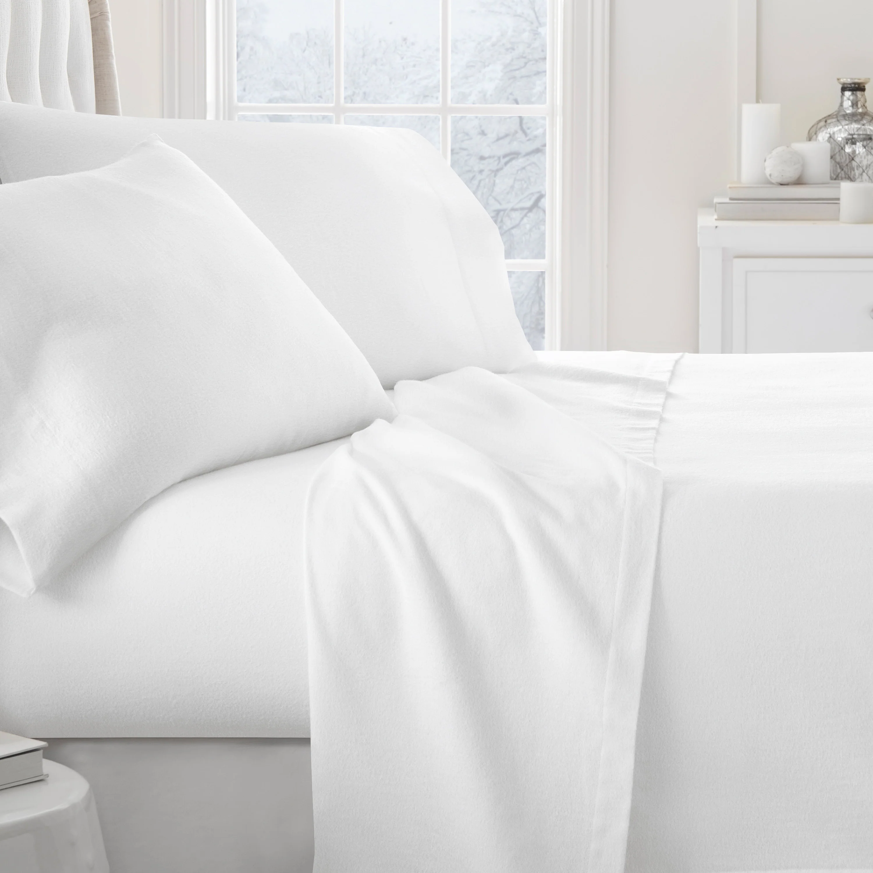 4-Piece 100% Cotton Flannel Sheet Set - Image 14