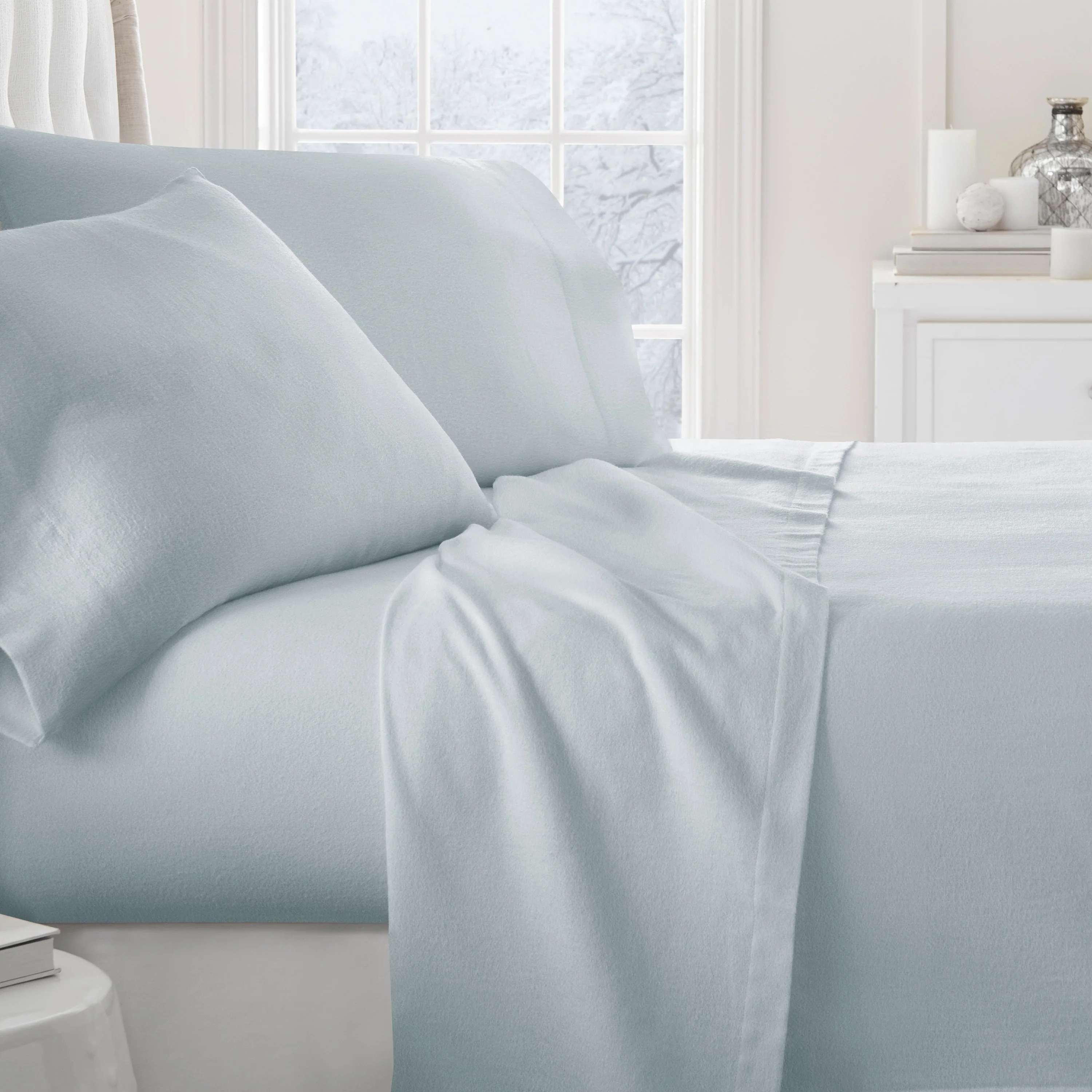 4-Piece 100% Cotton Flannel Sheet Set - Image 17