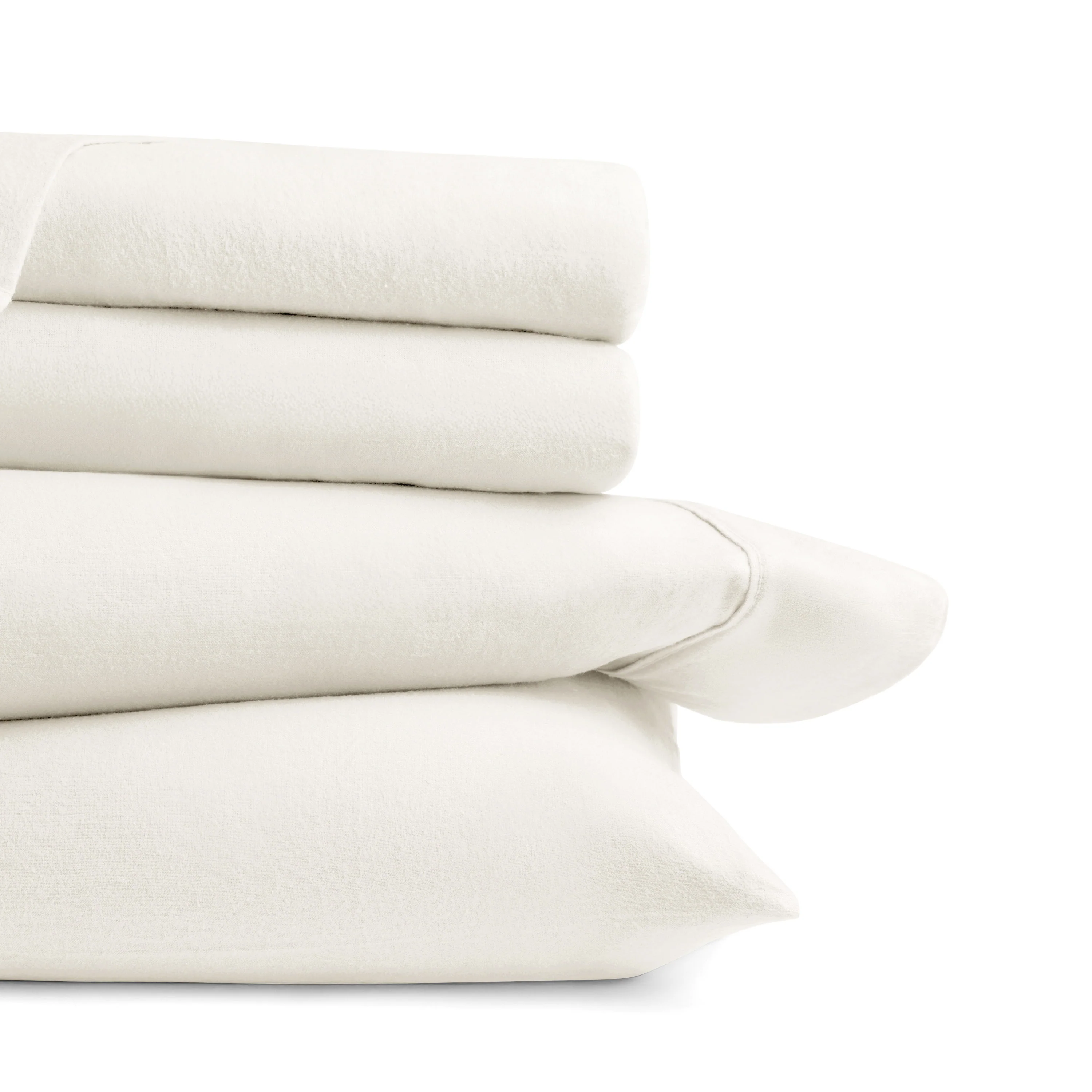 4-Piece 100% Cotton Flannel Sheet Set - Image 19