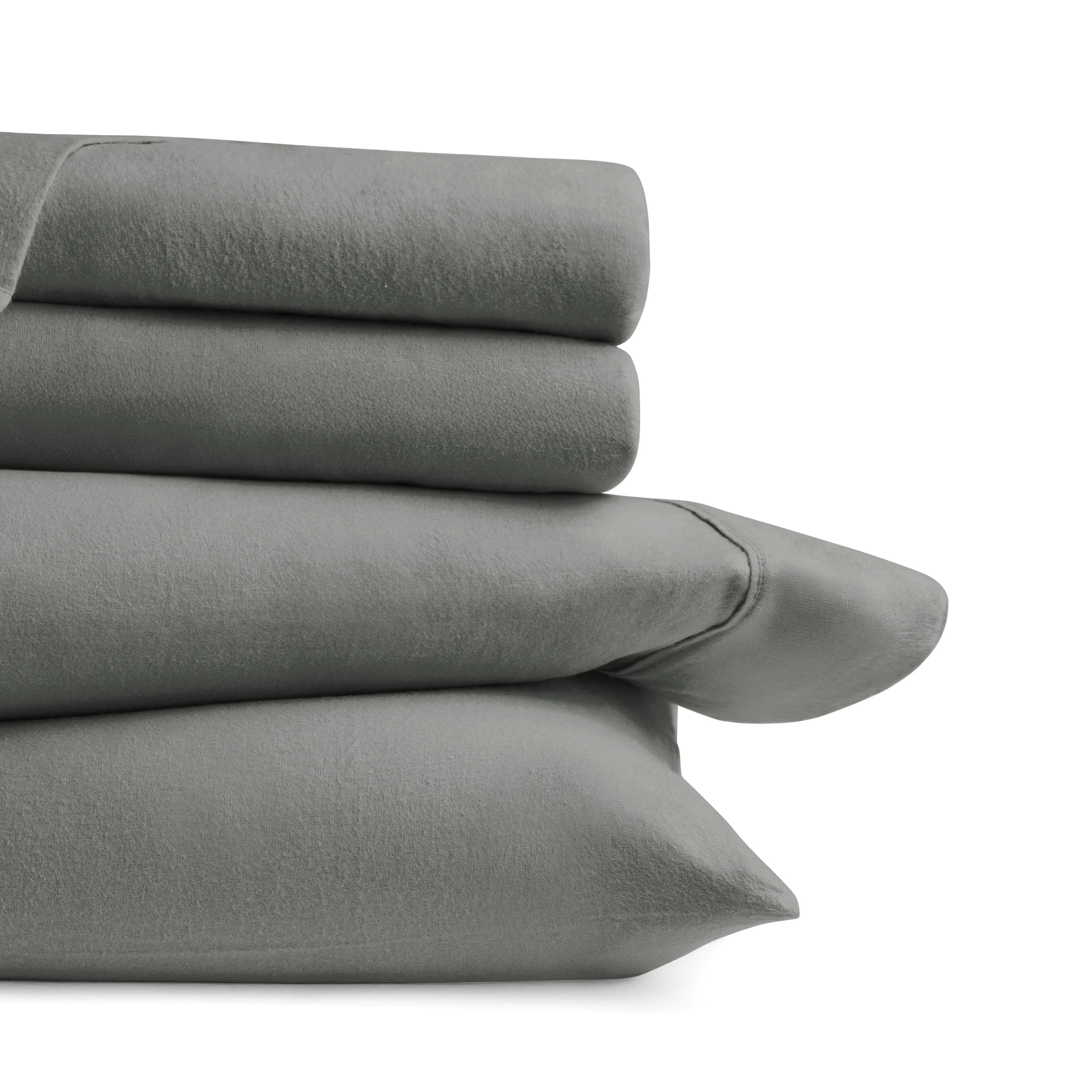 4-Piece 100% Cotton Flannel Sheet Set - Image 22