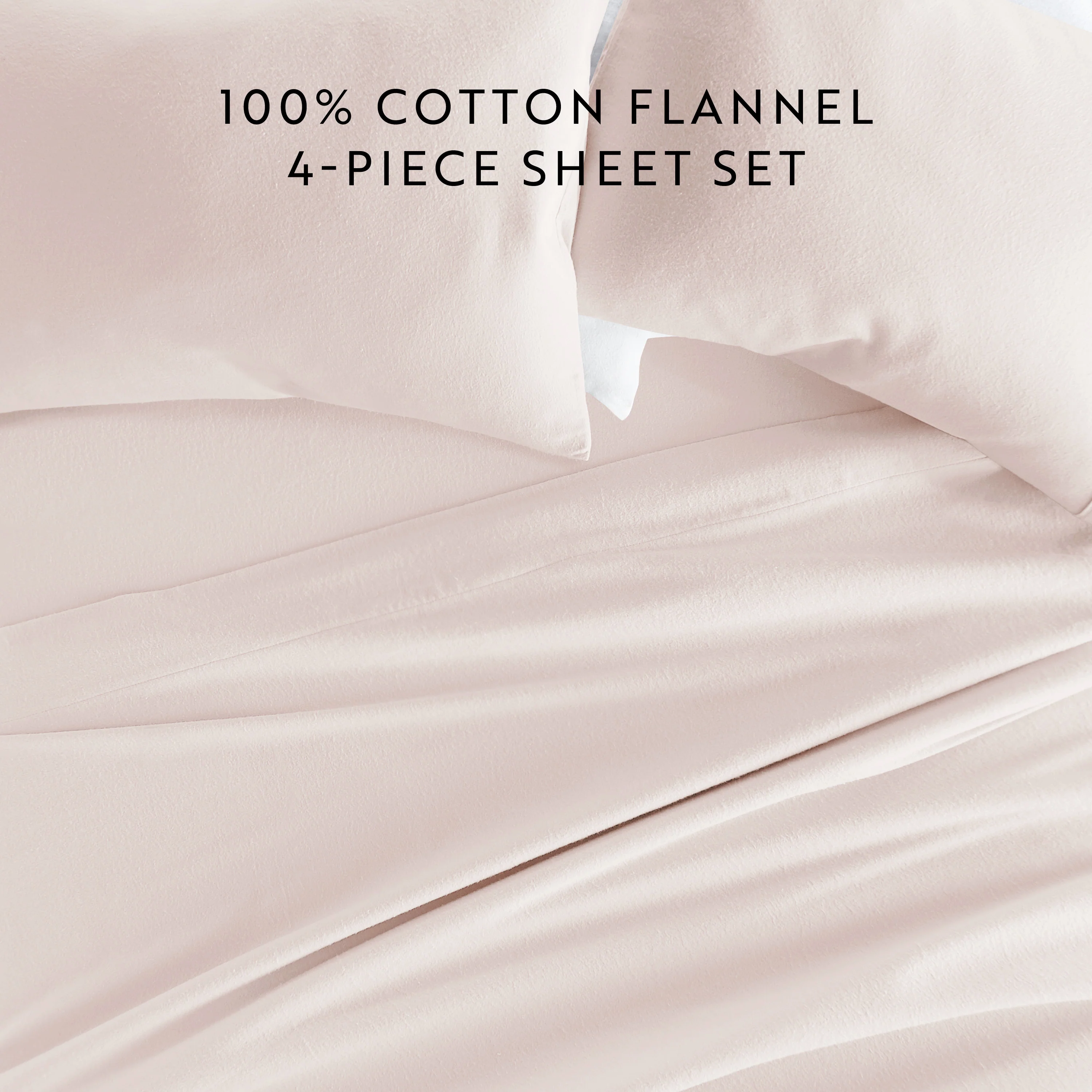 4-Piece 100% Cotton Flannel Sheet Set - Image 30