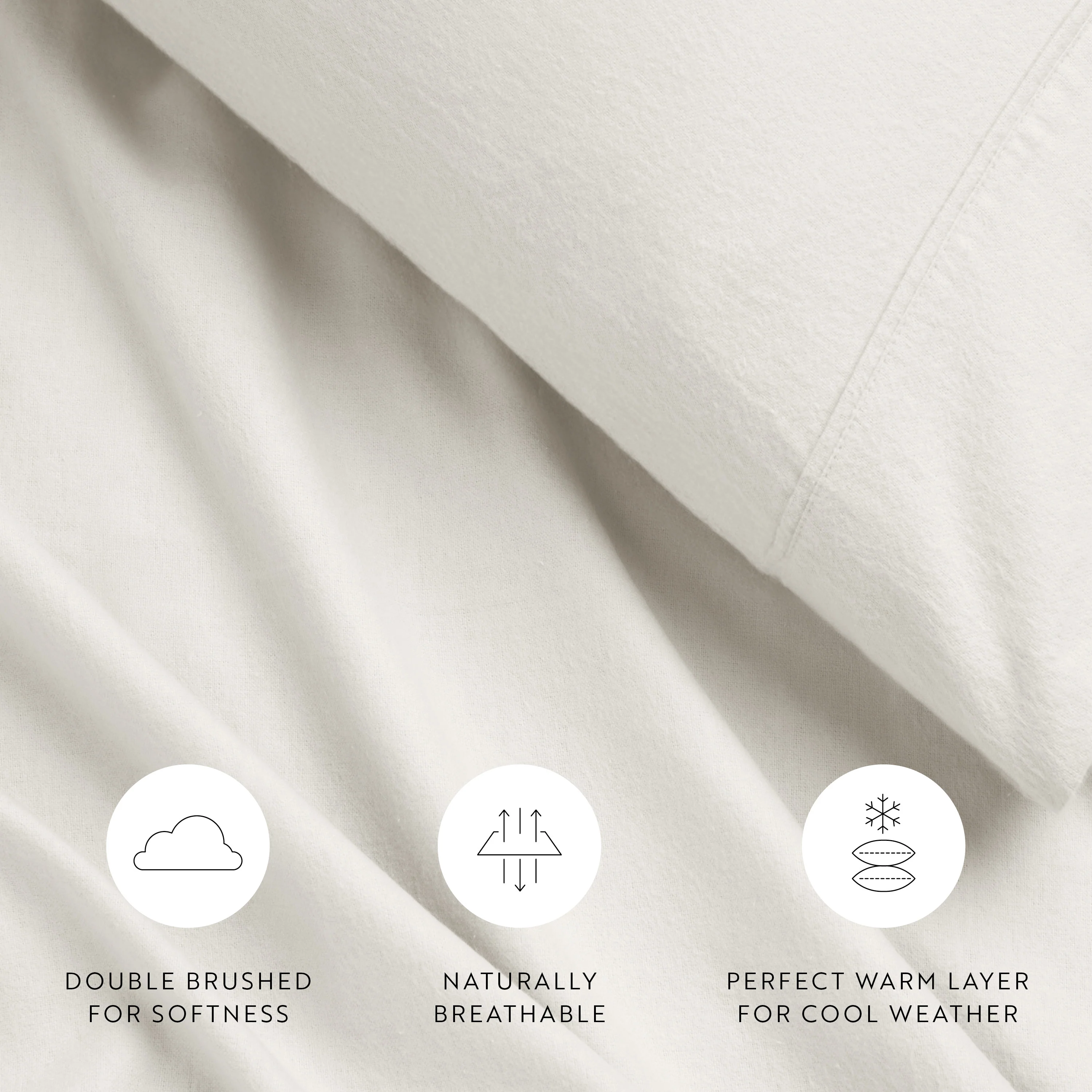 4-Piece 100% Cotton Flannel Sheet Set - Image 31