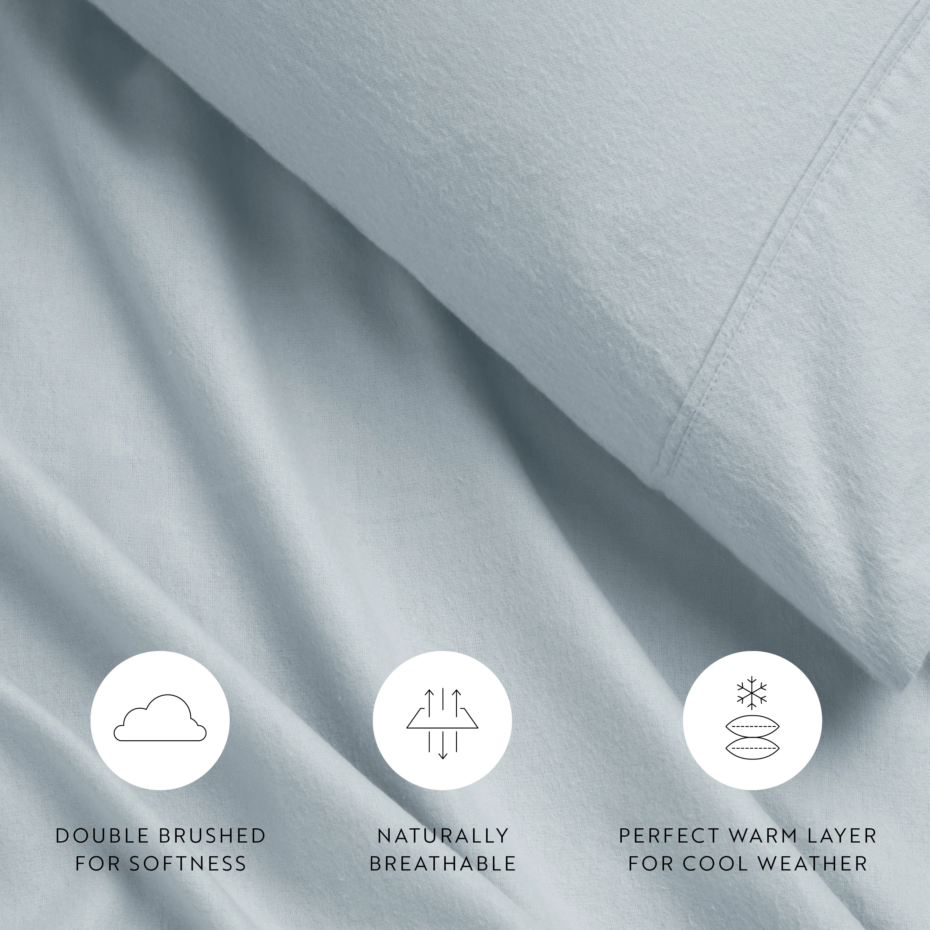 4-Piece 100% Cotton Flannel Sheet Set - Image 35