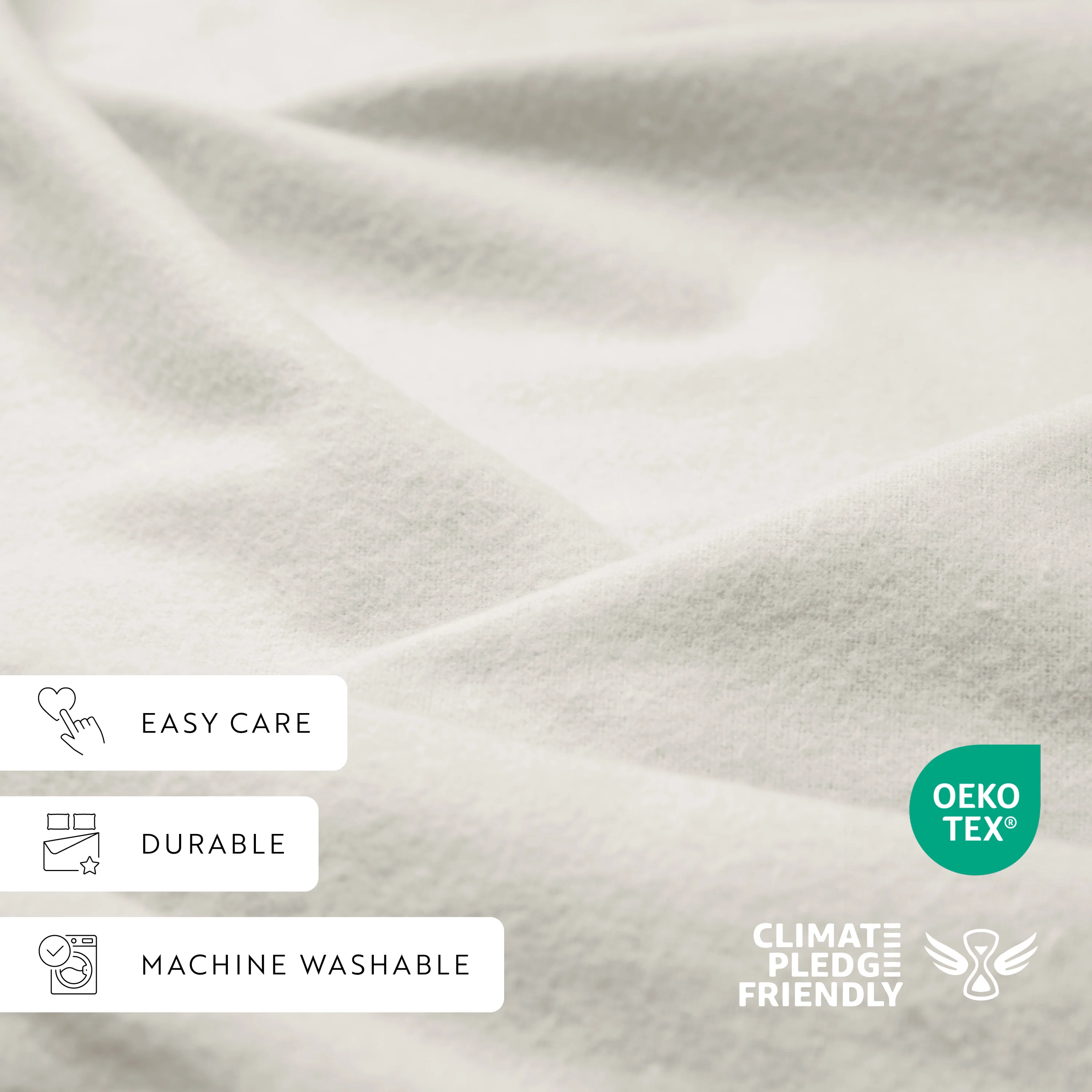 4-Piece 100% Cotton Flannel Sheet Set - Image 37