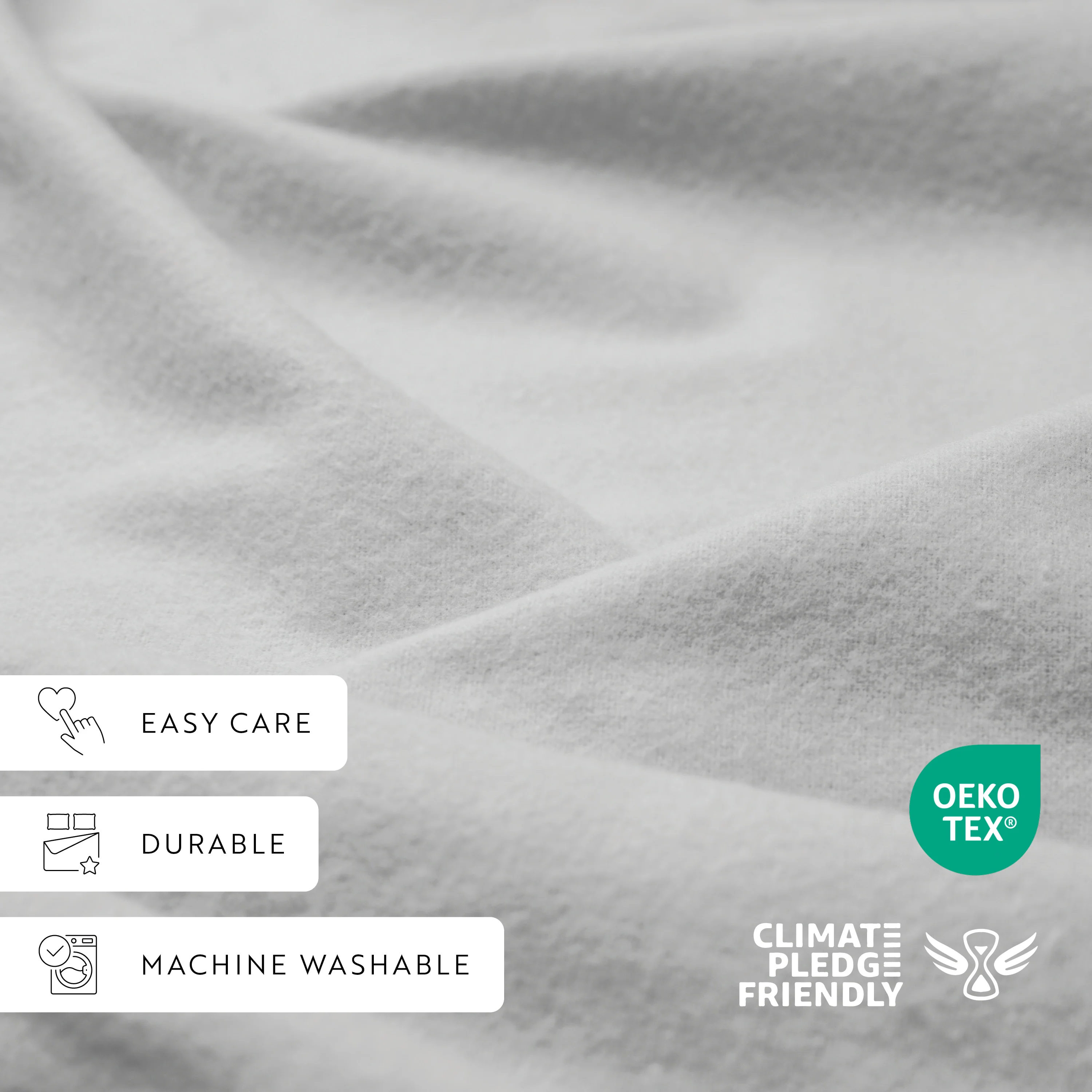 4-Piece 100% Cotton Flannel Sheet Set - Image 39