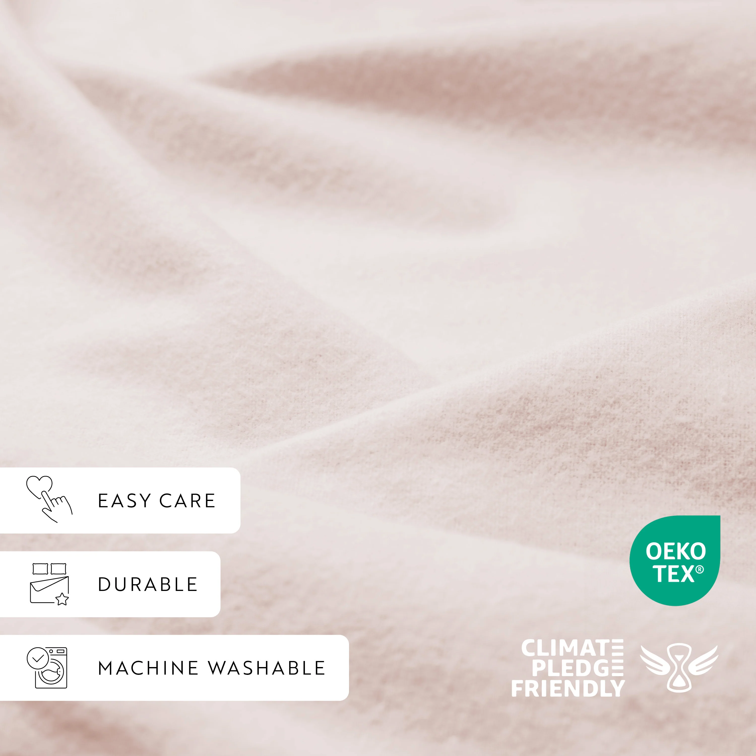 4-Piece 100% Cotton Flannel Sheet Set - Image 42