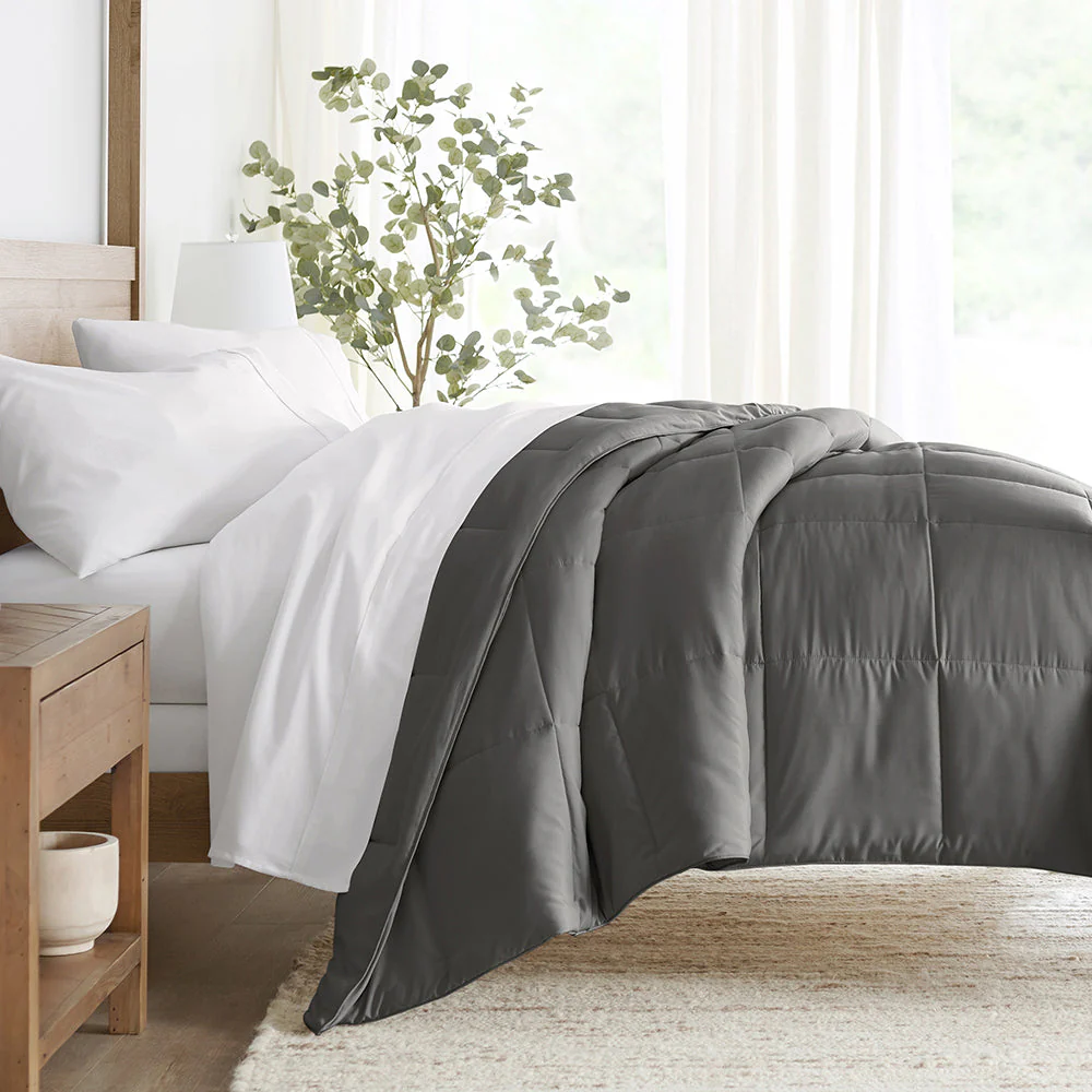 Solid Down-Alternative Comforter - Sale - Image 3