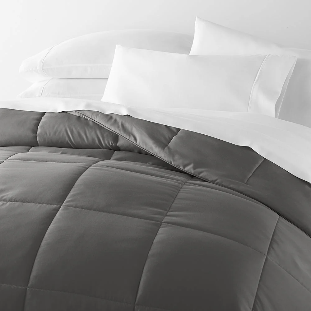 Solid Down-Alternative Comforter - Sale - Image 39