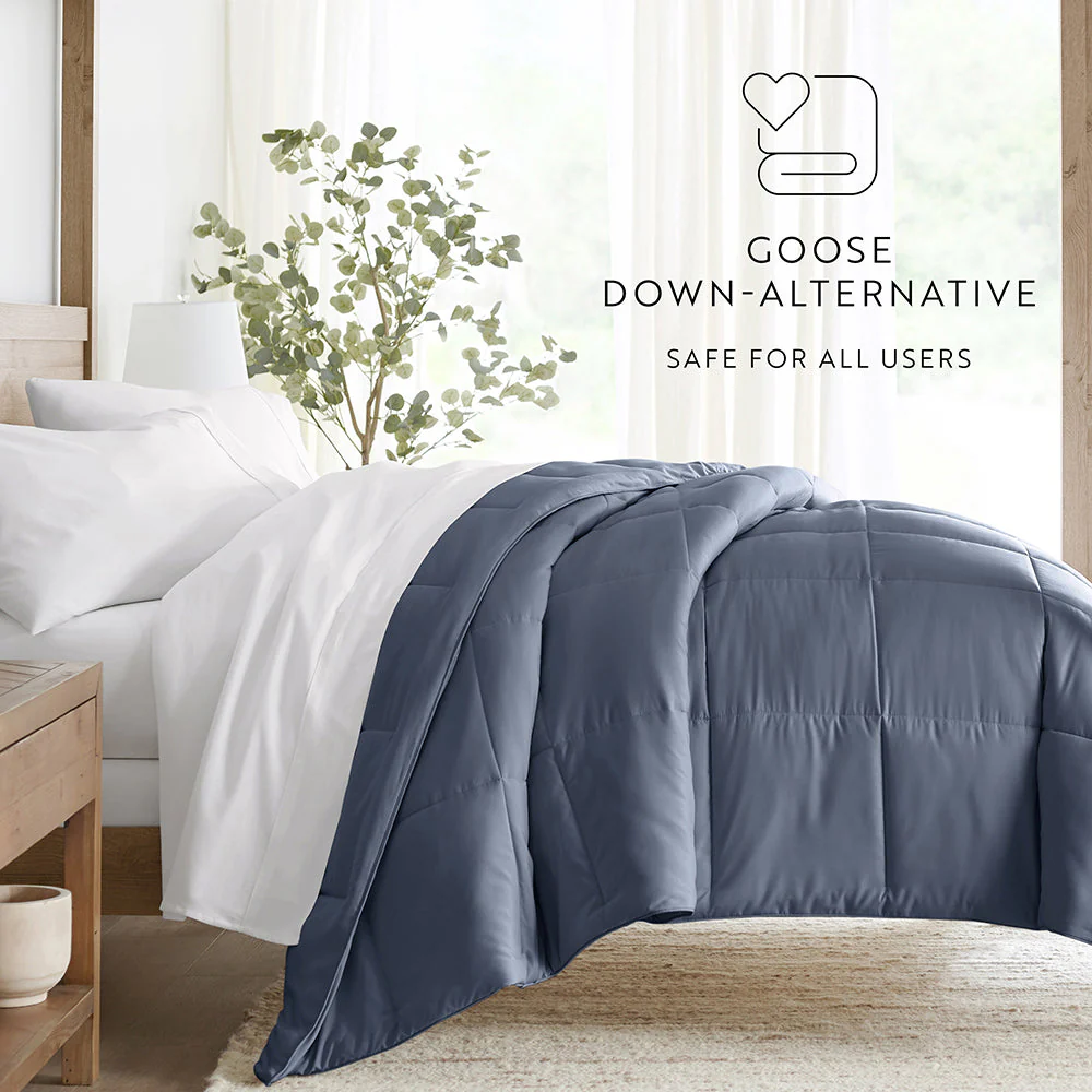Solid Down-Alternative Comforter - Sale - Image 56