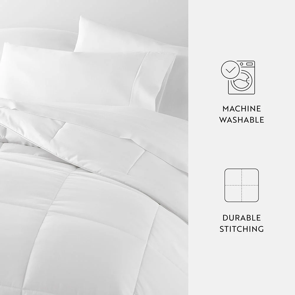 Solid Down-Alternative Comforter - Sale - Image 86