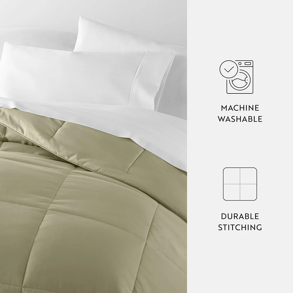 Solid Down-Alternative Comforter - Sale - Image 89