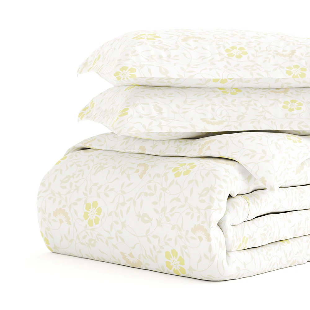 Spring Vine Pattern 3-Piece Duvet Cover Set - Image 5