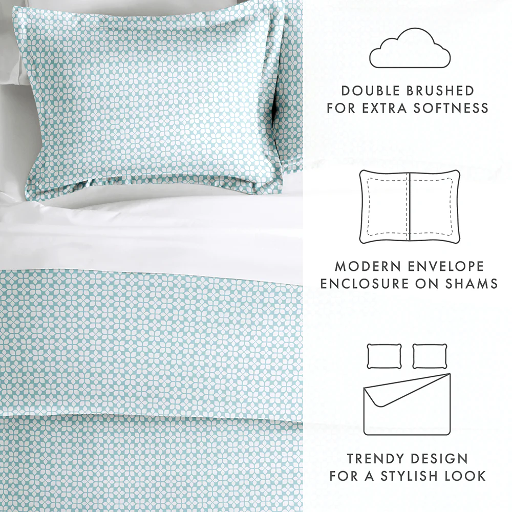 Starlight Pattern 3-Piece Duvet Cover Set - Image 8