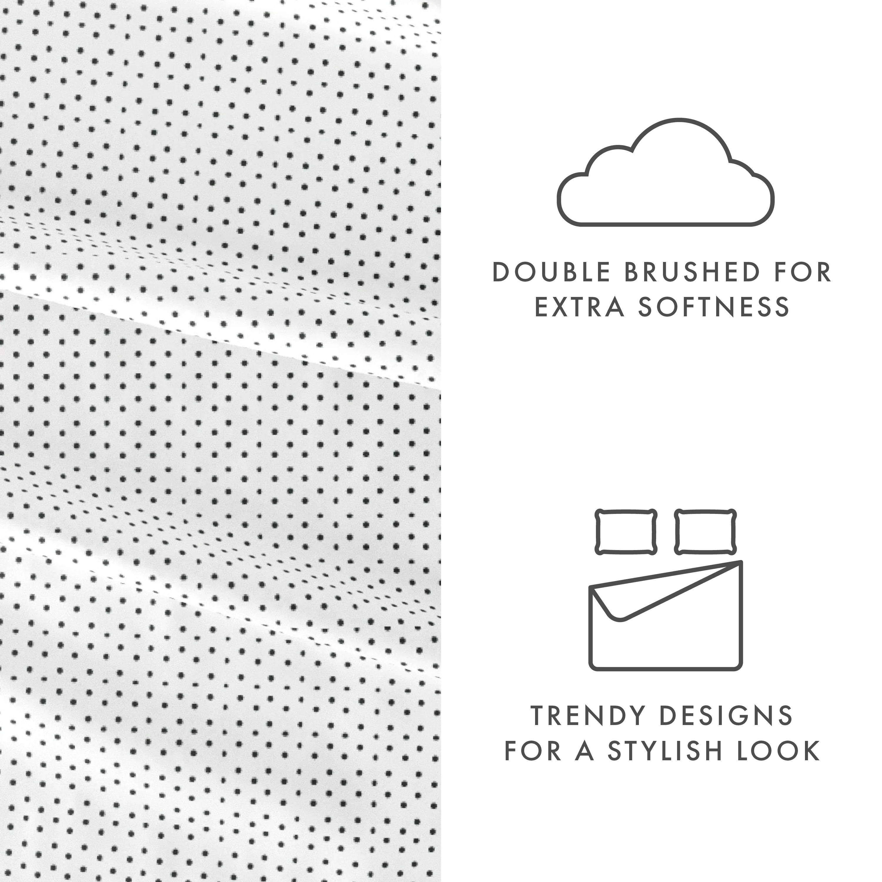 Stippled Pattern 4-Piece Sheet Set - Image 11