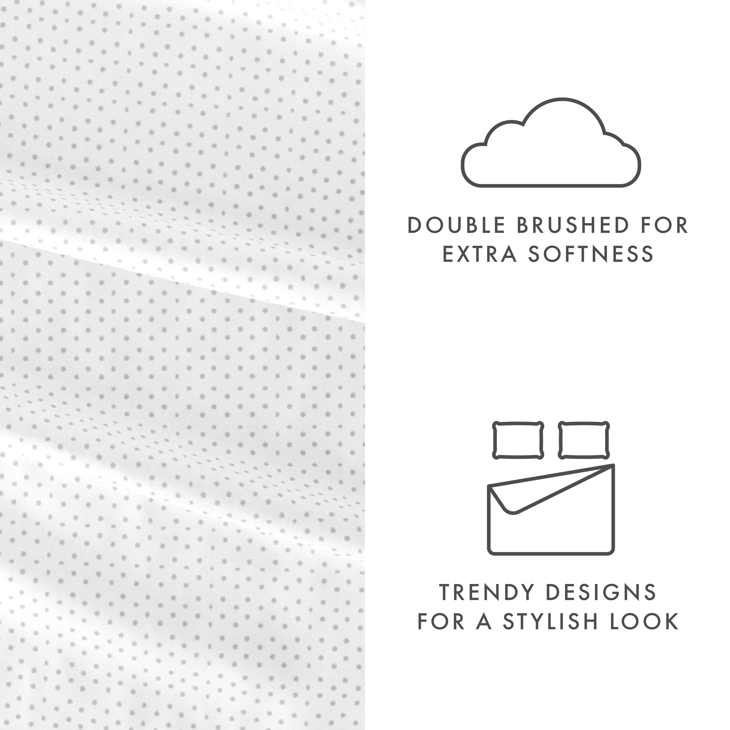 Stippled Pattern 4-Piece Sheet Set - Image 12