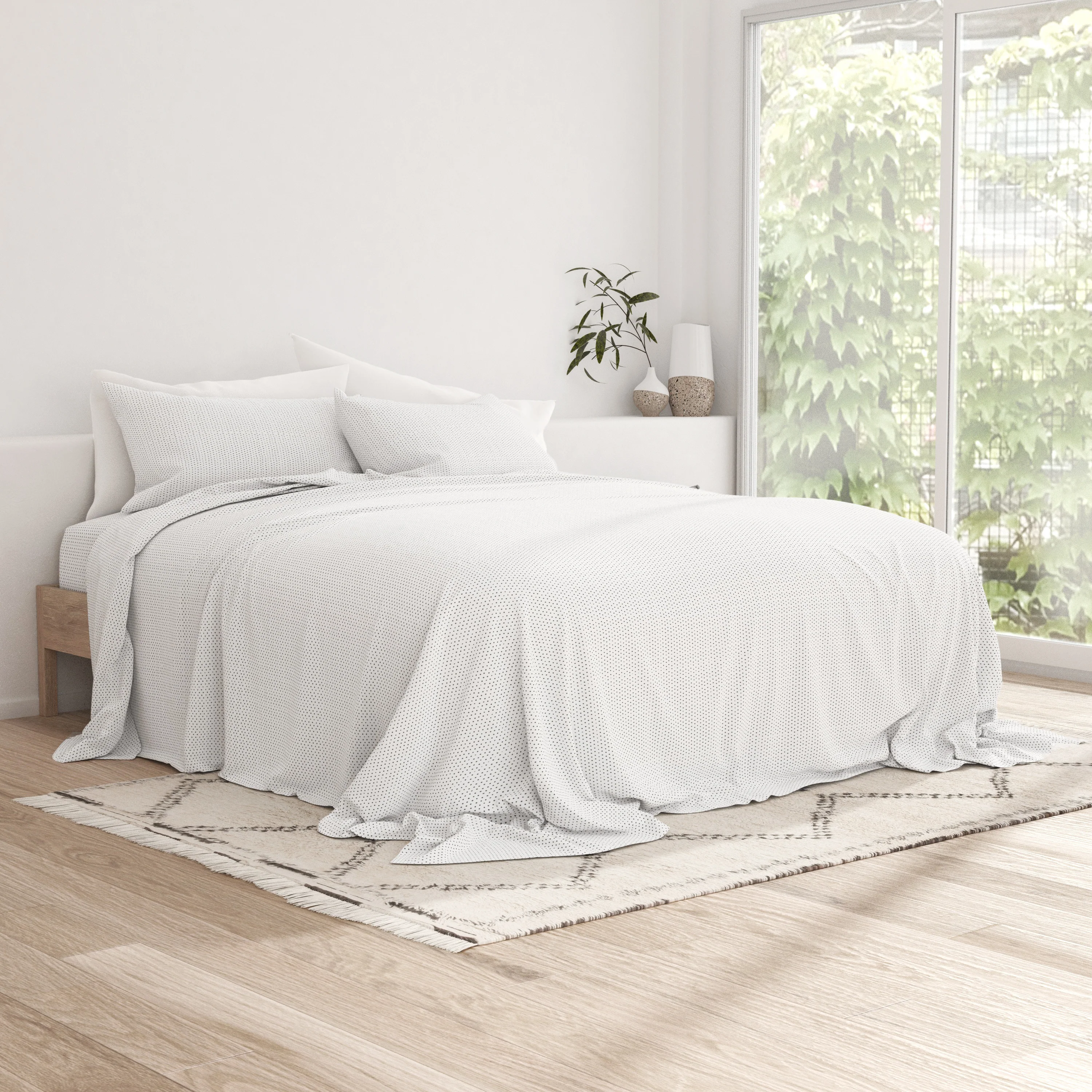Stippled Pattern 4-Piece Sheet Set - Image 7
