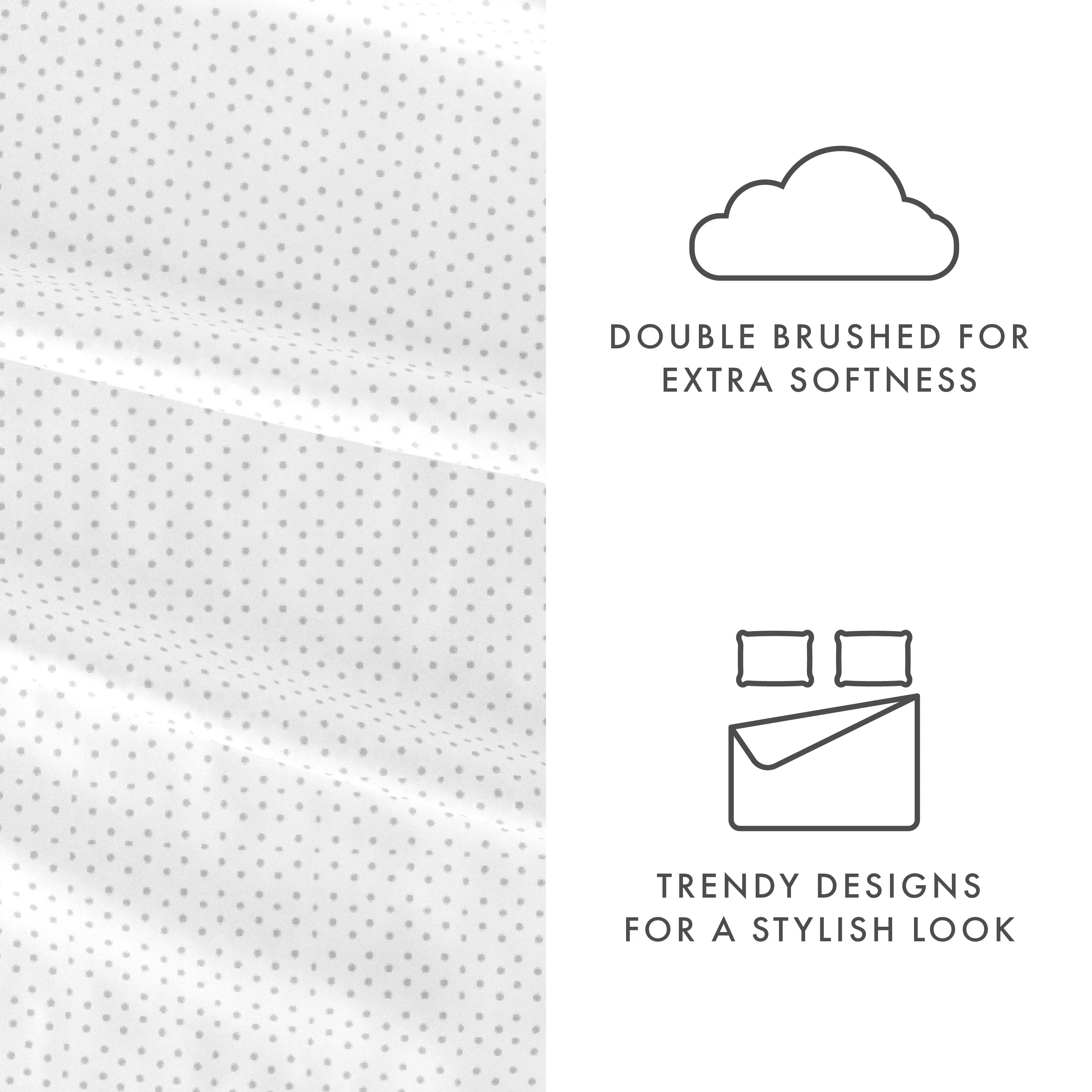 Stippled Pattern 4-Piece Sheet Set - Sale - Image 12