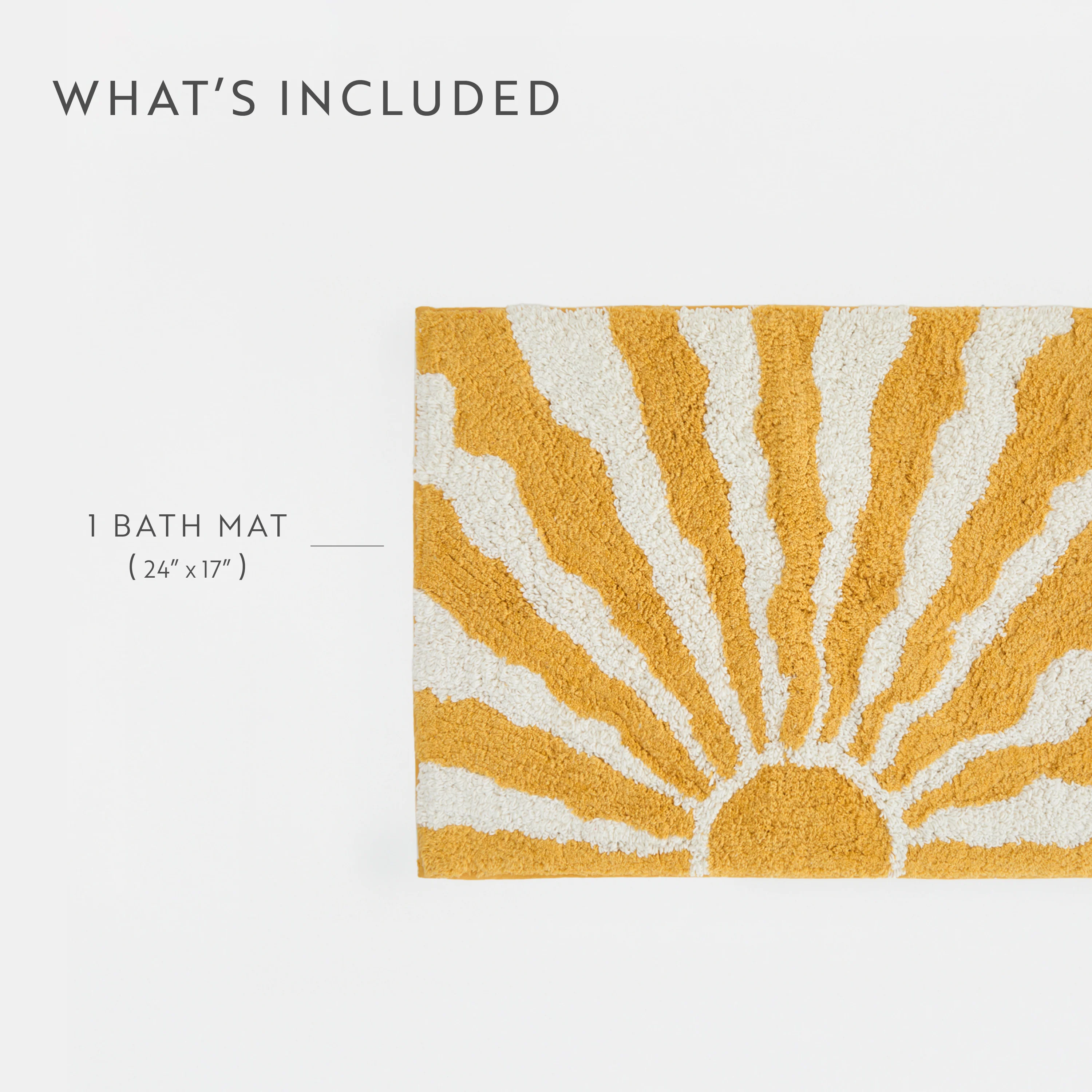100% Cotton Sunny Floral Patterned Bath Mat - Image 15