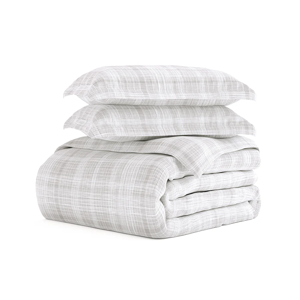 Thatch Pattern 3-Piece Duvet Cover Set - Image 14
