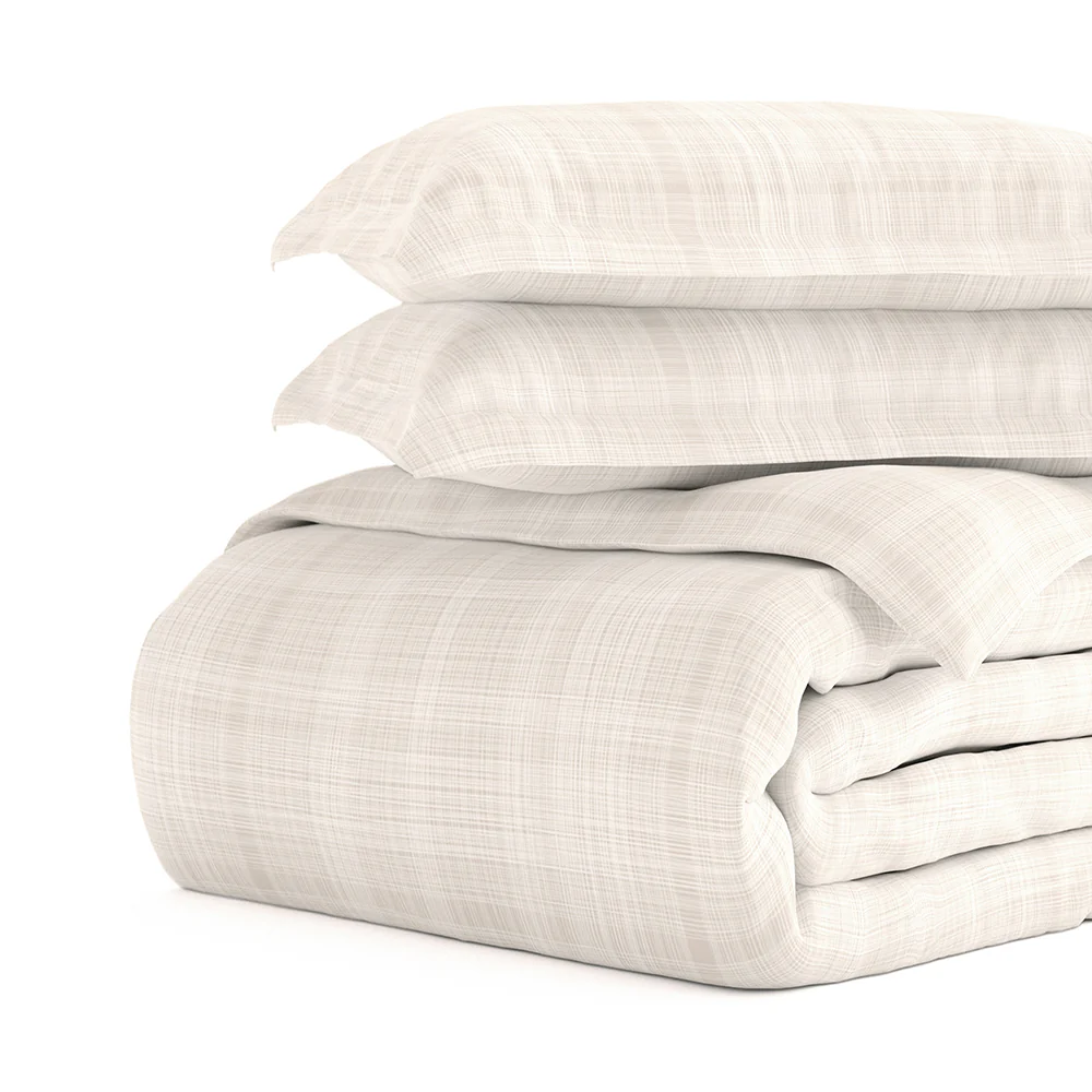 Thatch Pattern 3-Piece Duvet Cover Set - Image 17