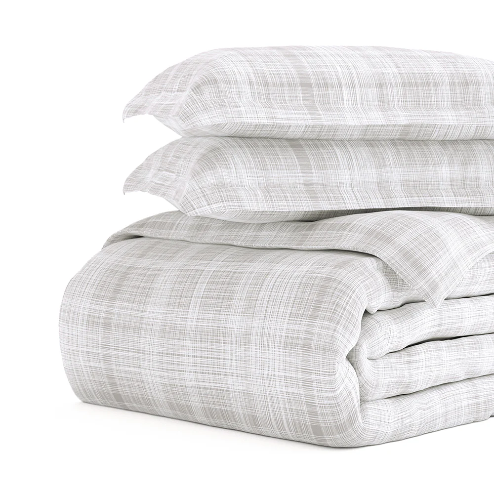Thatch Pattern 3-Piece Duvet Cover Set - Image 18