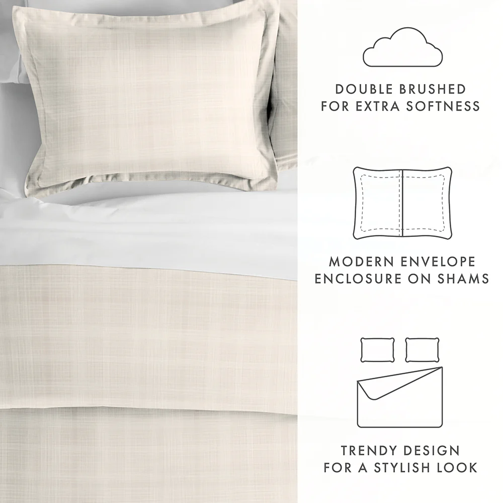 Thatch Pattern 3-Piece Duvet Cover Set - Image 29
